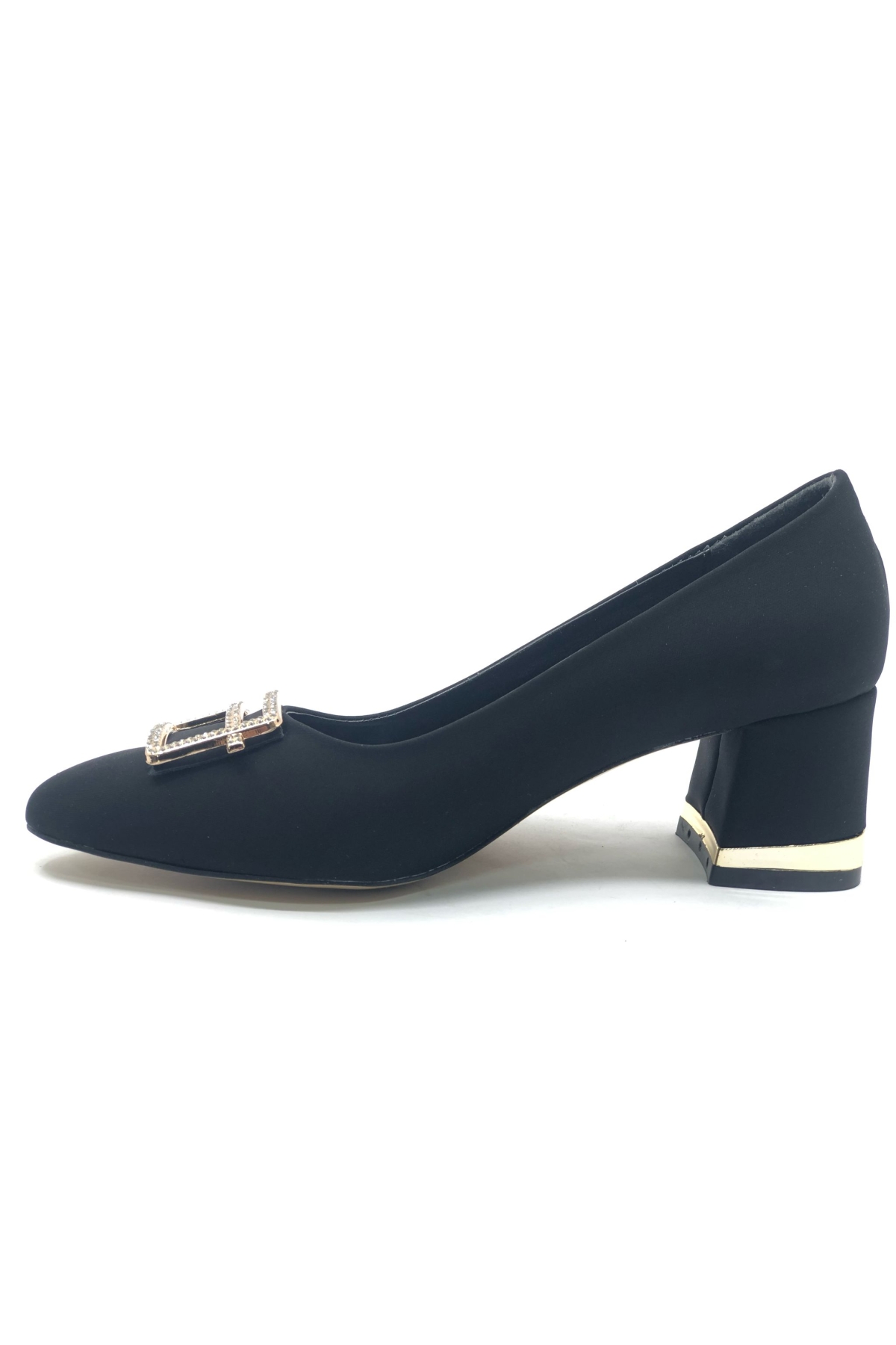 Saten Toka Detaylı Kadın Topuklu Ayakkabı - Görsel 7