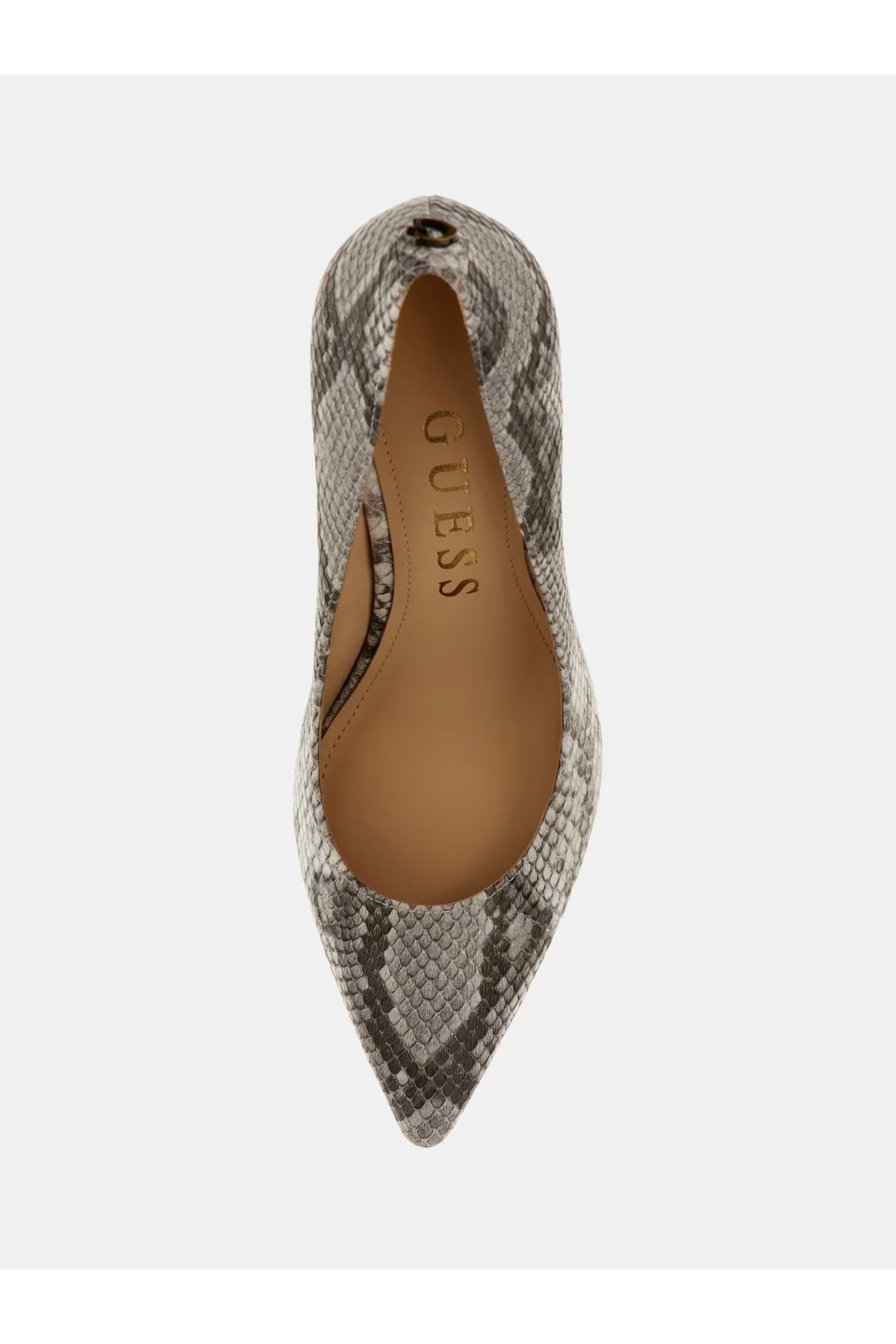 Dabbey Piton Desenli Kadın Topuklu Ayakkabı FLPDB4ELE08 - Görsel 5