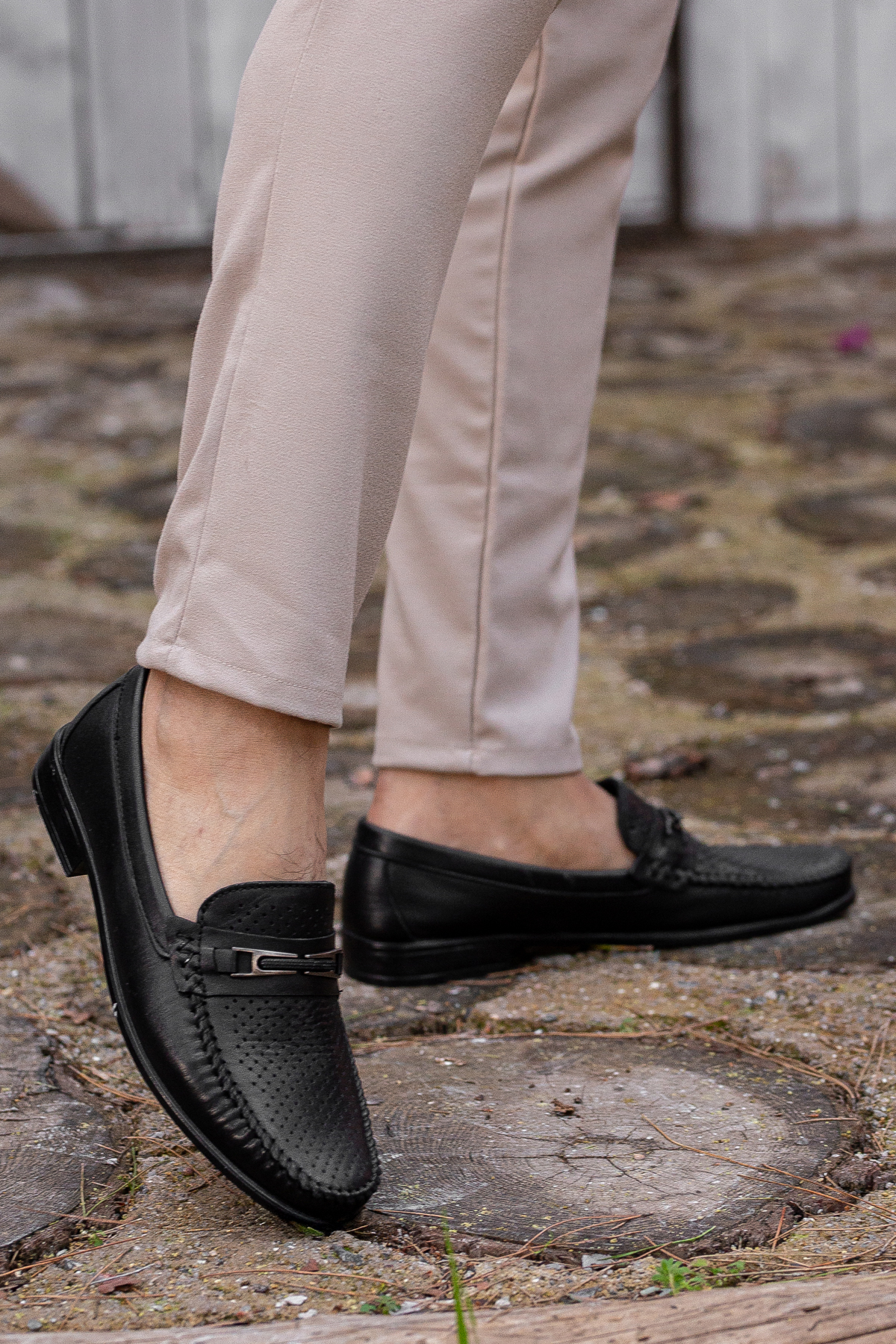 D0495 Günlük Ortopedik Hakiki Deri Erkek Klasik Ayakkabı - Görsel 2