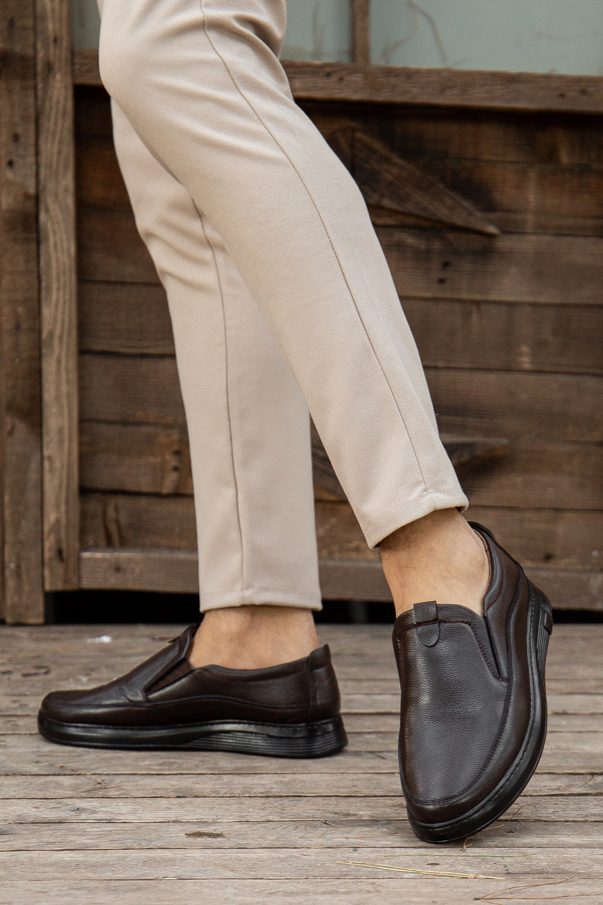 D0367 Günlük Ortopedik Erkek Casual Ayakkabı - Görsel 2