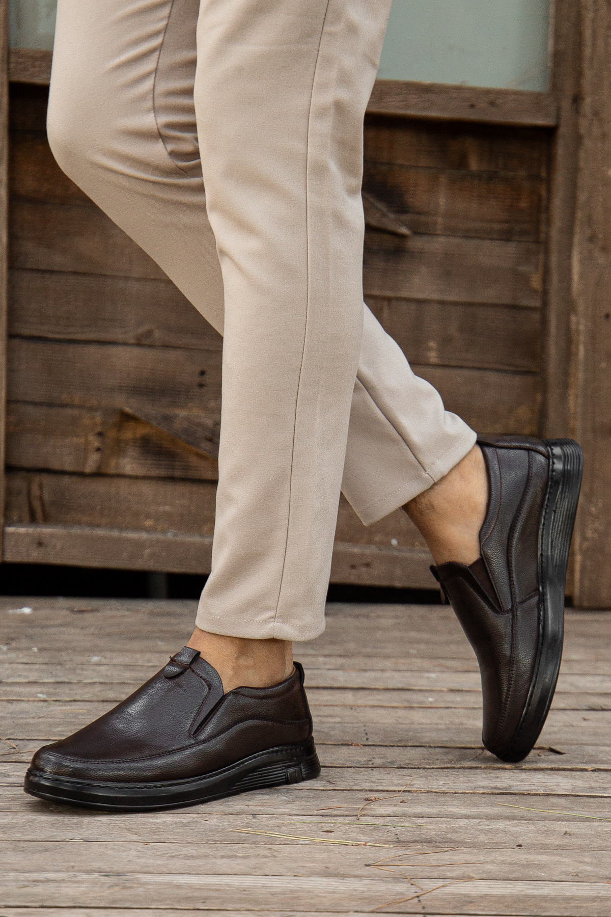 D0367 Günlük Ortopedik Erkek Casual Ayakkabı - Görsel 3