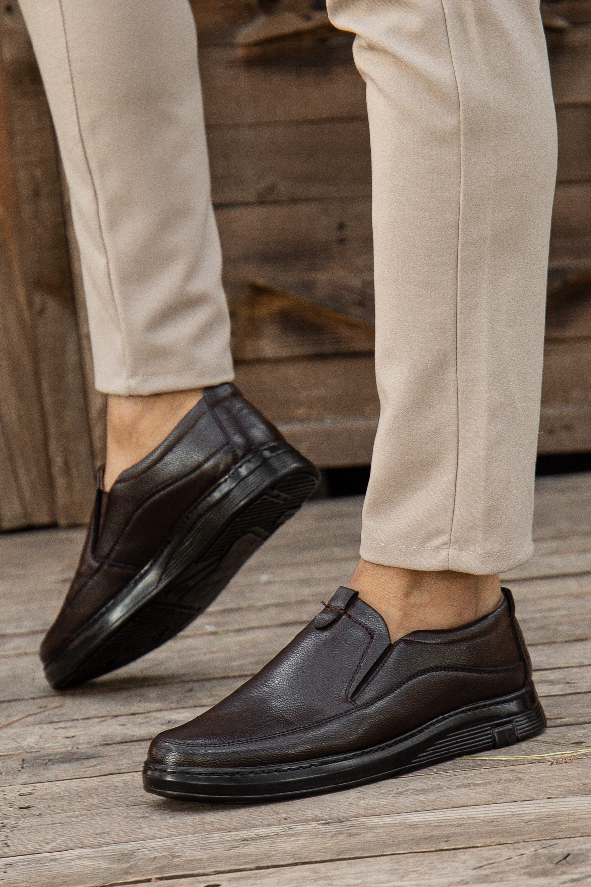 D0367 Günlük Ortopedik Erkek Casual Ayakkabı - Görsel 4