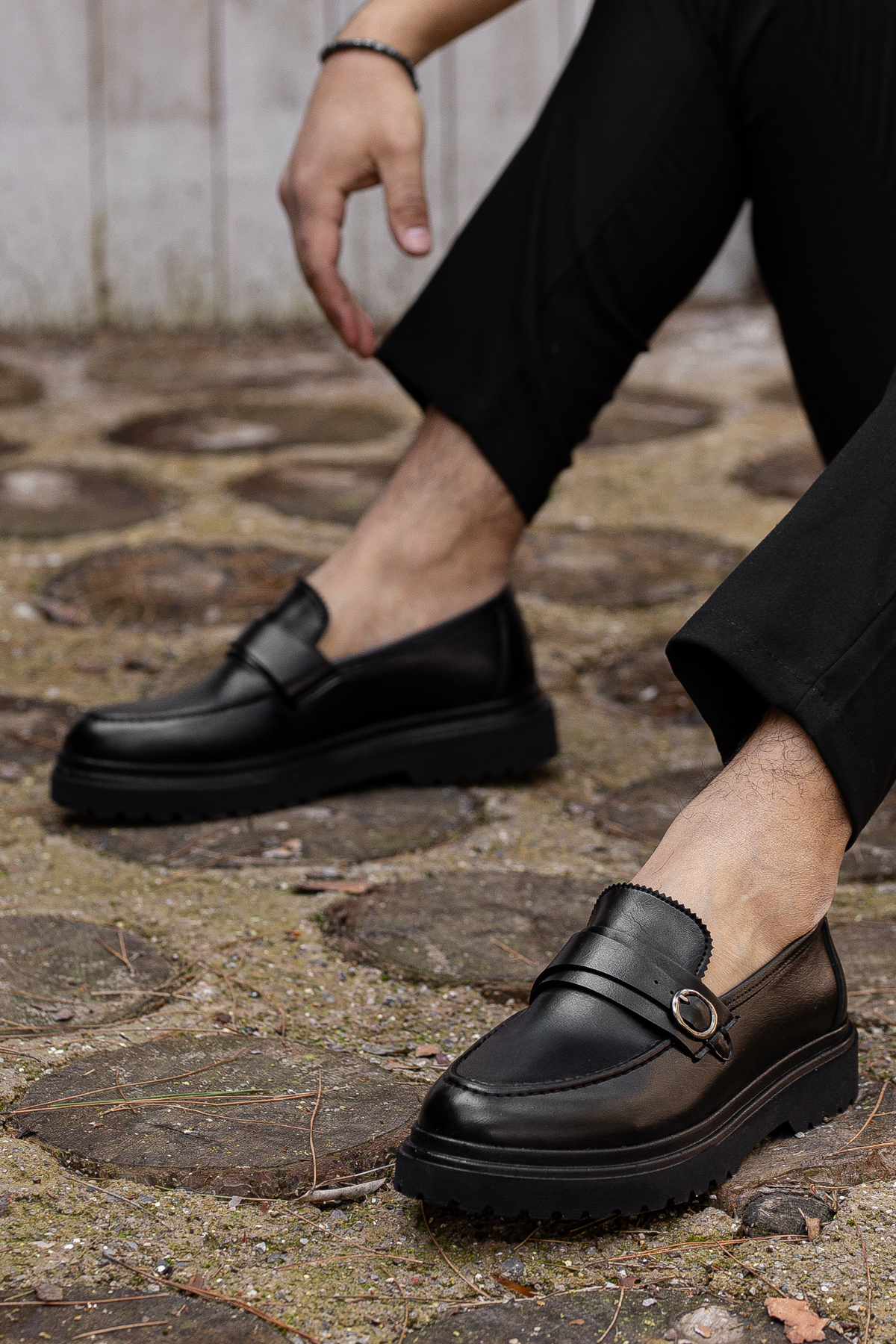 D0553 Günlük Ortopedik Erkek Klasik Ayakkabı - Görsel 3