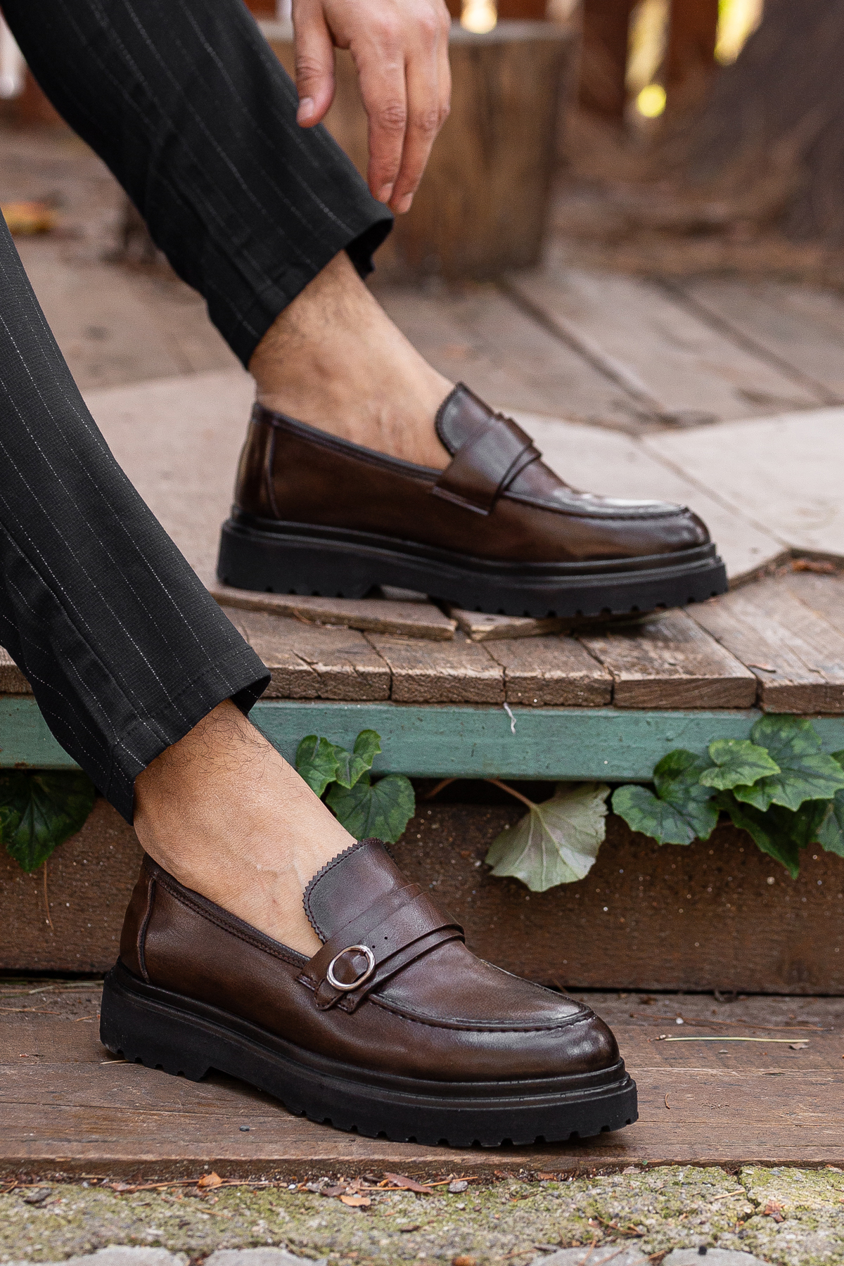 D0553 Günlük Ortopedik Erkek Klasik Ayakkabı - Görsel 2