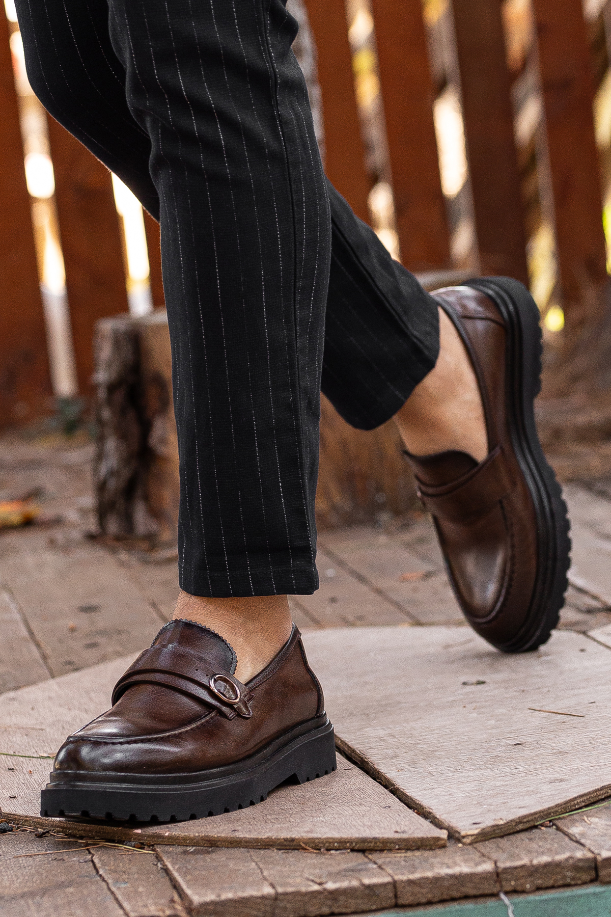 D0553 Günlük Ortopedik Erkek Klasik Ayakkabı - Görsel 4