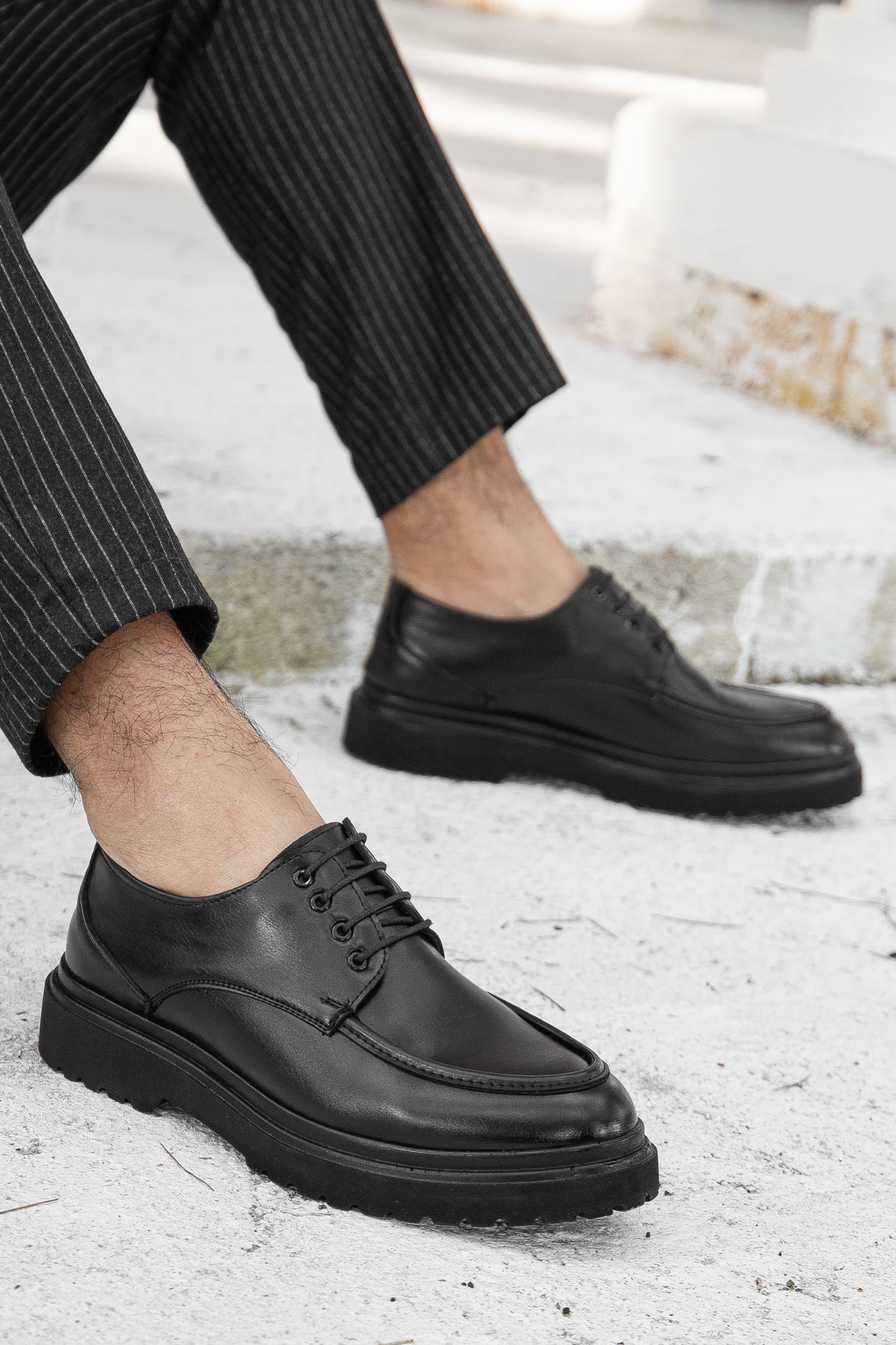 D0181 Günlük Ortopedik Erkek Klasik Ayakkabı - Görsel 4