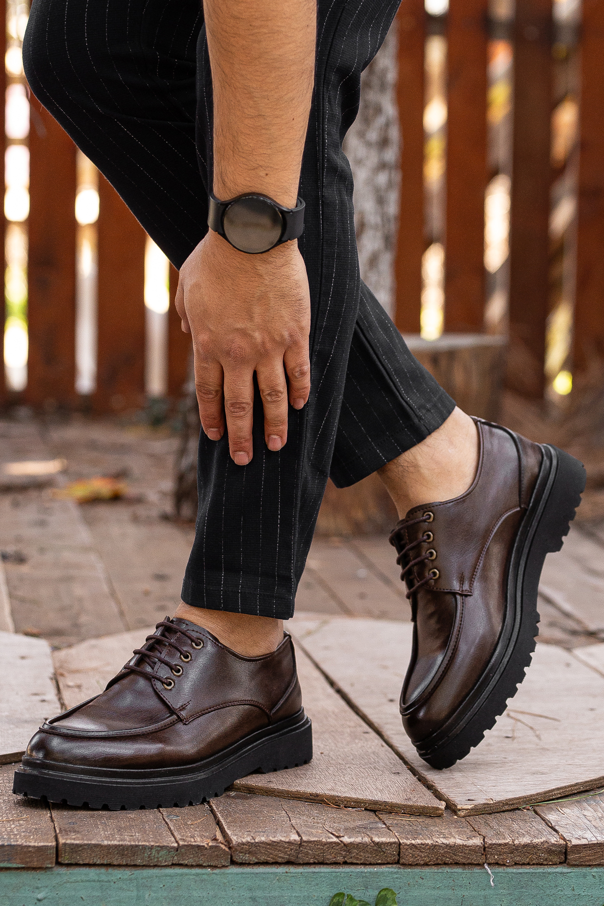 D0181 Günlük Ortopedik Erkek Klasik Ayakkabı - Görsel 4