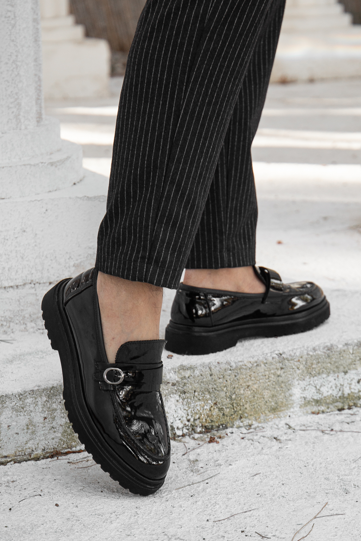 D0553 Günlük Ortopedik Erkek Klasik Ayakkabı - Görsel 2