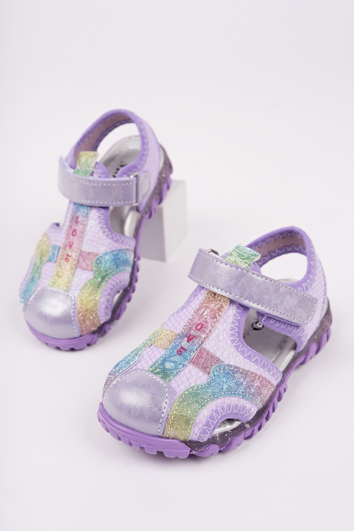 SLYVESTER Günlük Önü Kapalı Cırtlı Unisex Çocuk Sandalet - Görsel 3