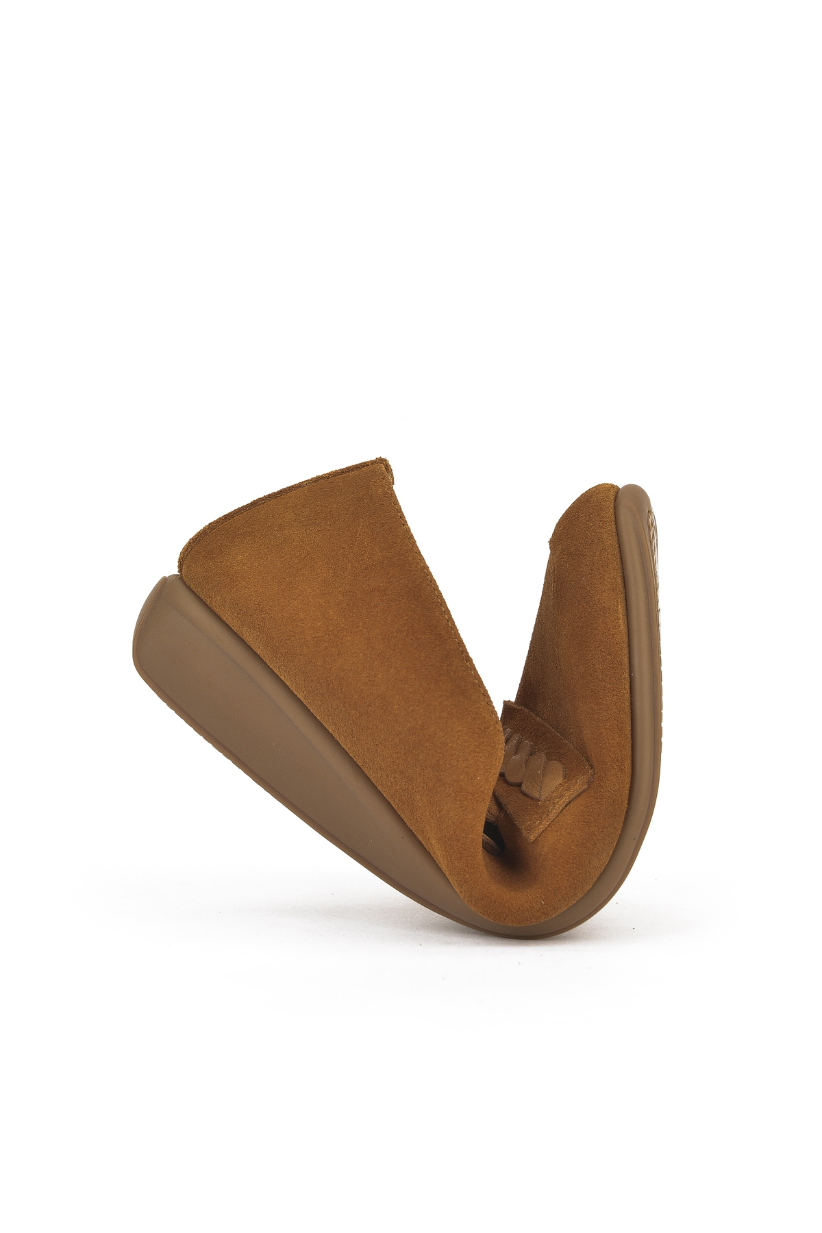 Kadın Hakiki Deri Konfor Ayakkabı 1511050Z25992 Taba - Görsel 4