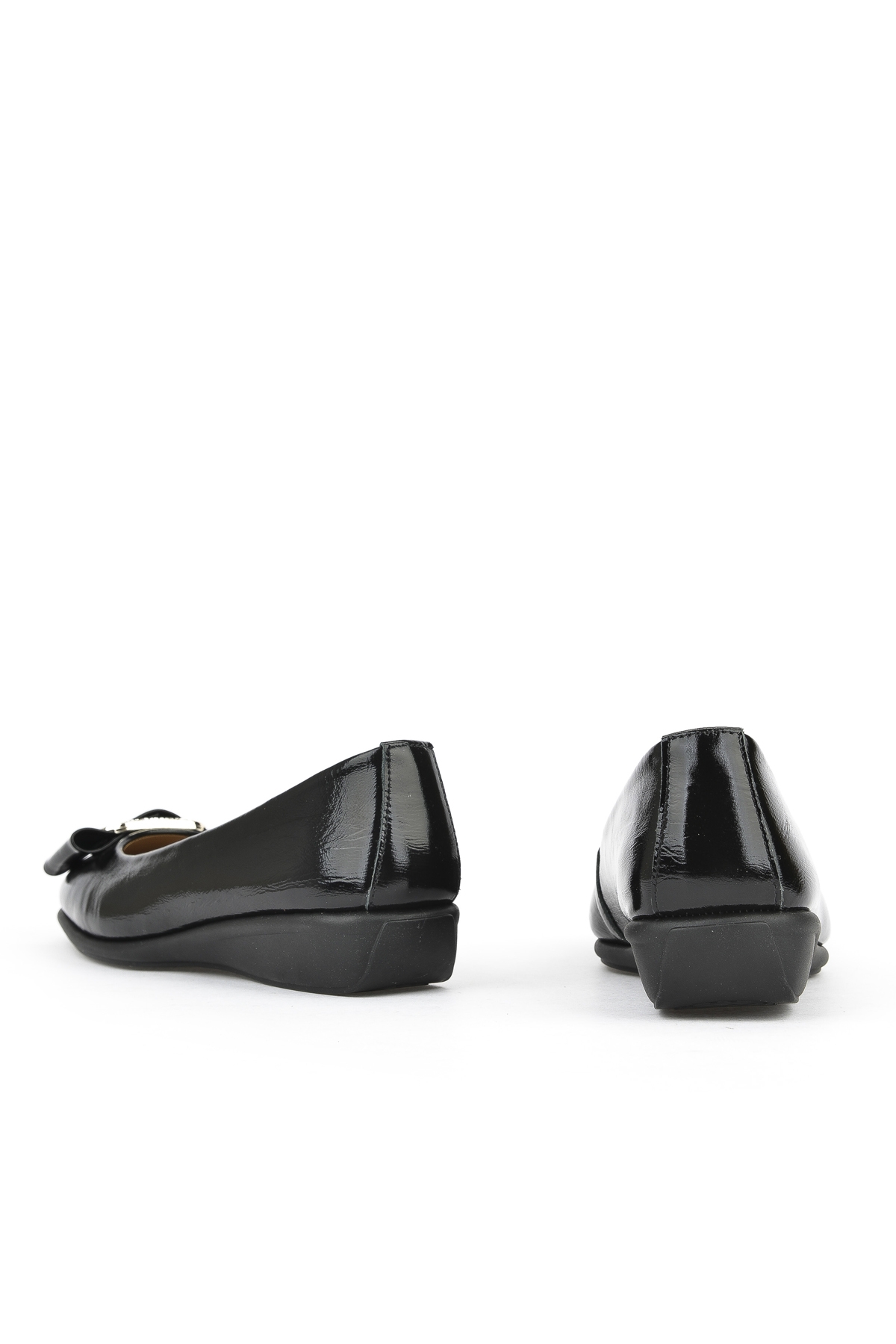 Kadın Hakiki Deri Konfor Babet 1511050Z22212 Siyah - Görsel 7