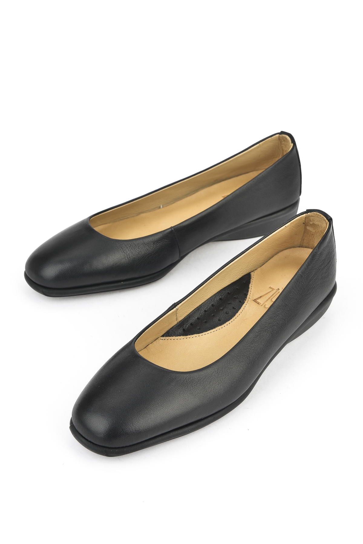 Kadın Hakiki Deri Konfor Babet 1511050Z2220 Siyah - Görsel 6