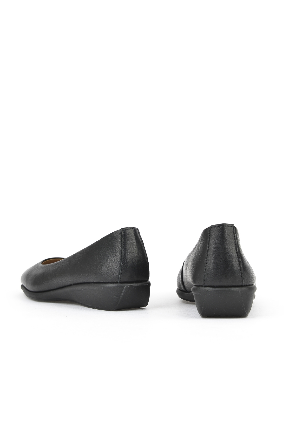 Kadın Hakiki Deri Konfor Babet 1511050Z2220 Siyah - Görsel 7