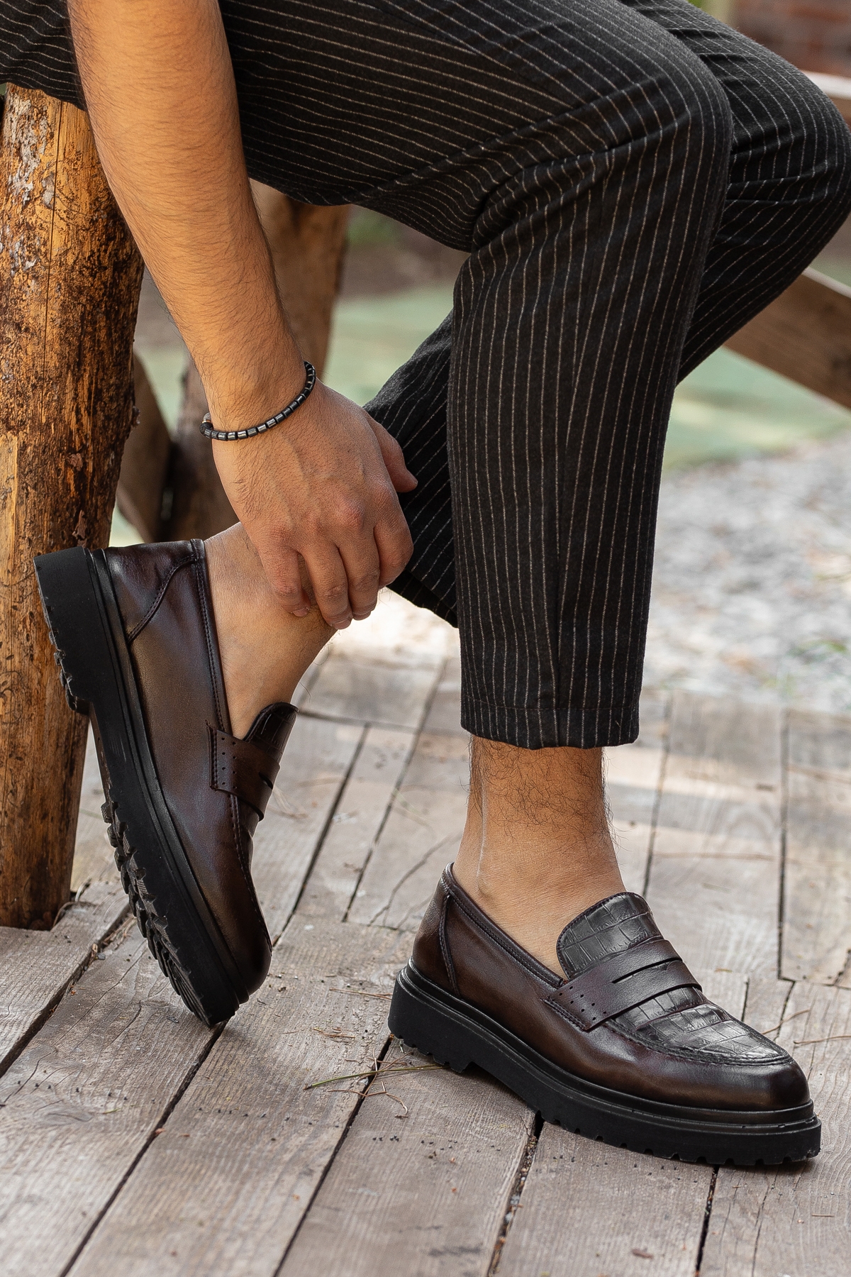 D0806 Günlük Ortopedik Erkek Klasik Ayakkabı - Görsel 2