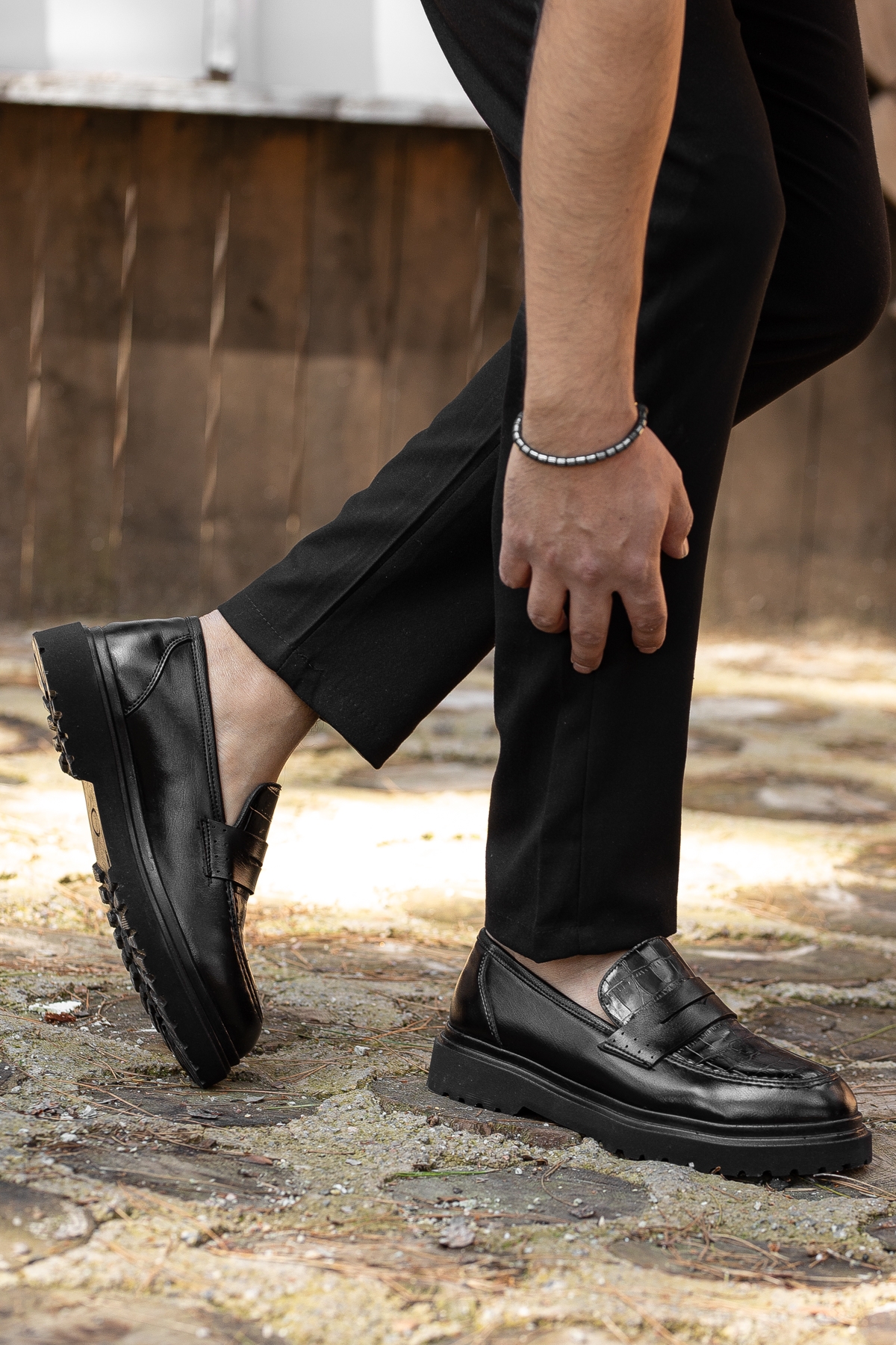 D0806 Günlük Ortopedik Erkek Klasik Ayakkabı - Görsel 2