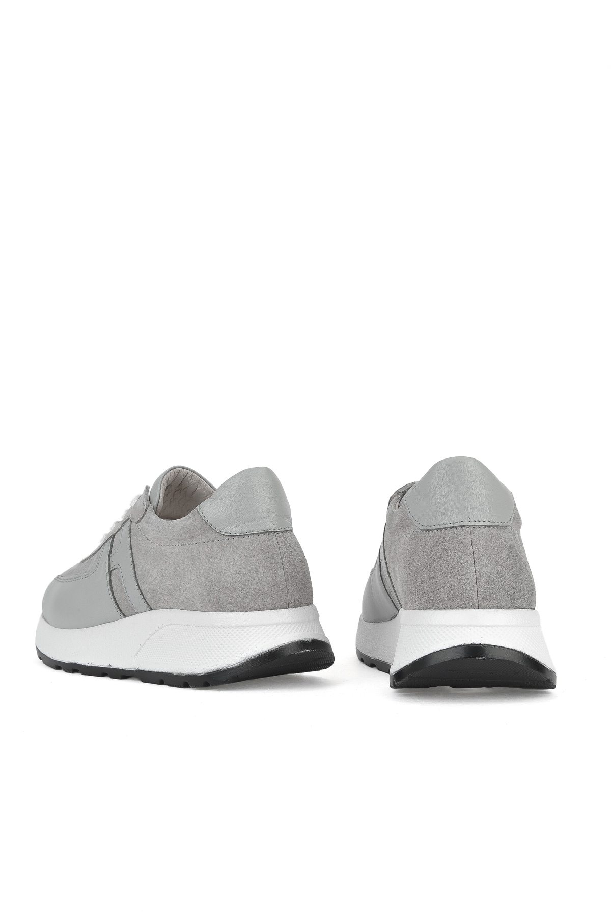 Kadın Hakiki Deri Sneaker 1511050Z2050 Gri - Görsel 4