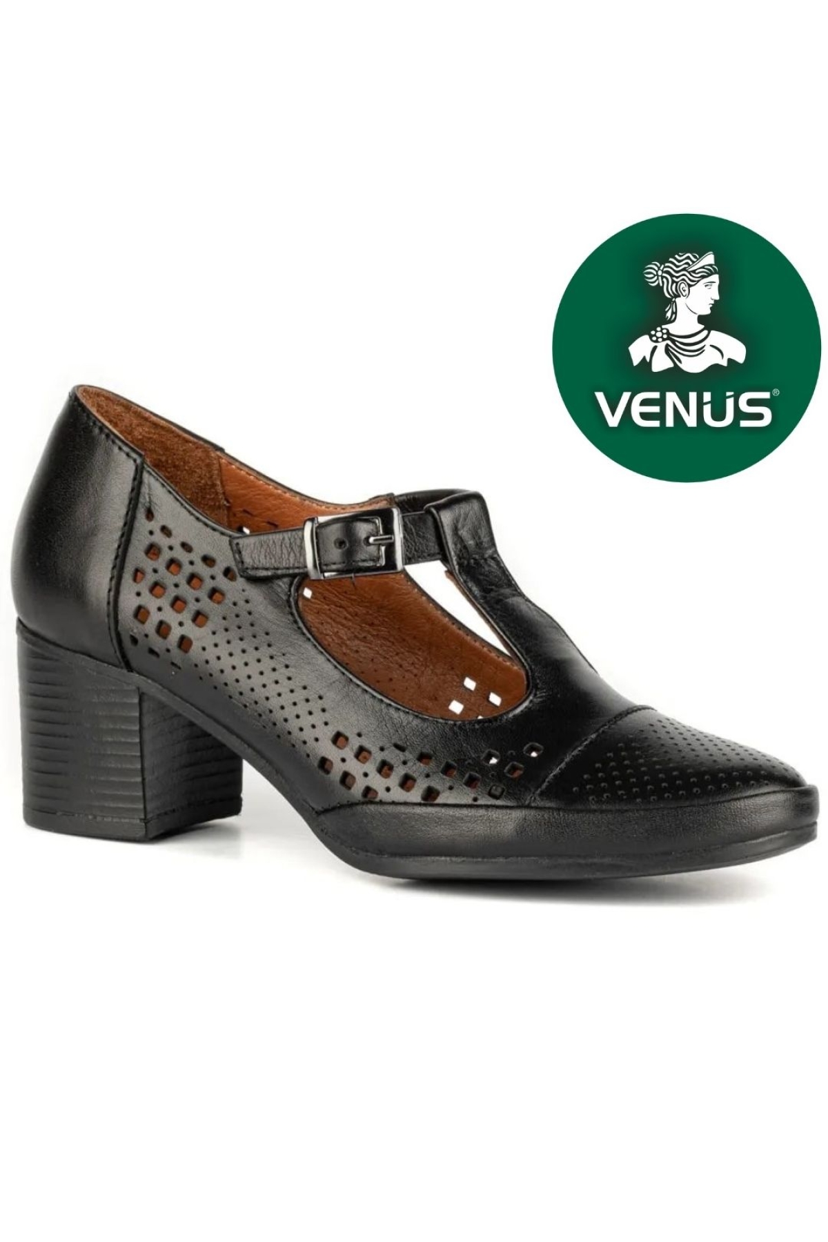 Cosmos Hakiki Deri Comfort Ortopedik Kadın Topuklu Ayakkabı - Görsel 3