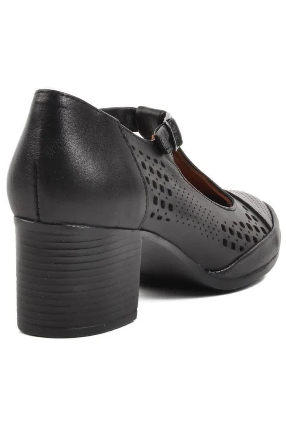 Cosmos Hakiki Deri Comfort Ortopedik Kadın Topuklu Ayakkabı - Görsel 7