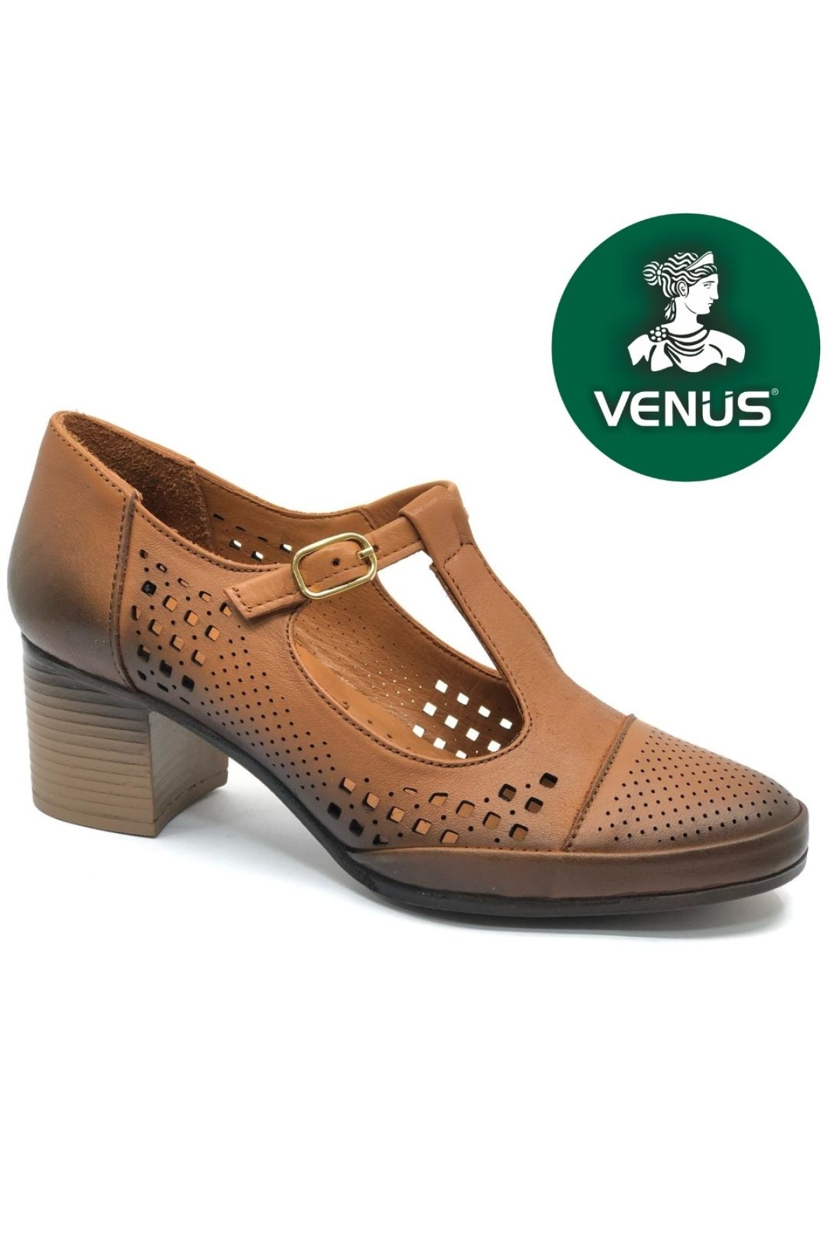Cosmos Hakiki Deri Comfort Ortopedik Kadın Topuklu Ayakkabı - Görsel 3