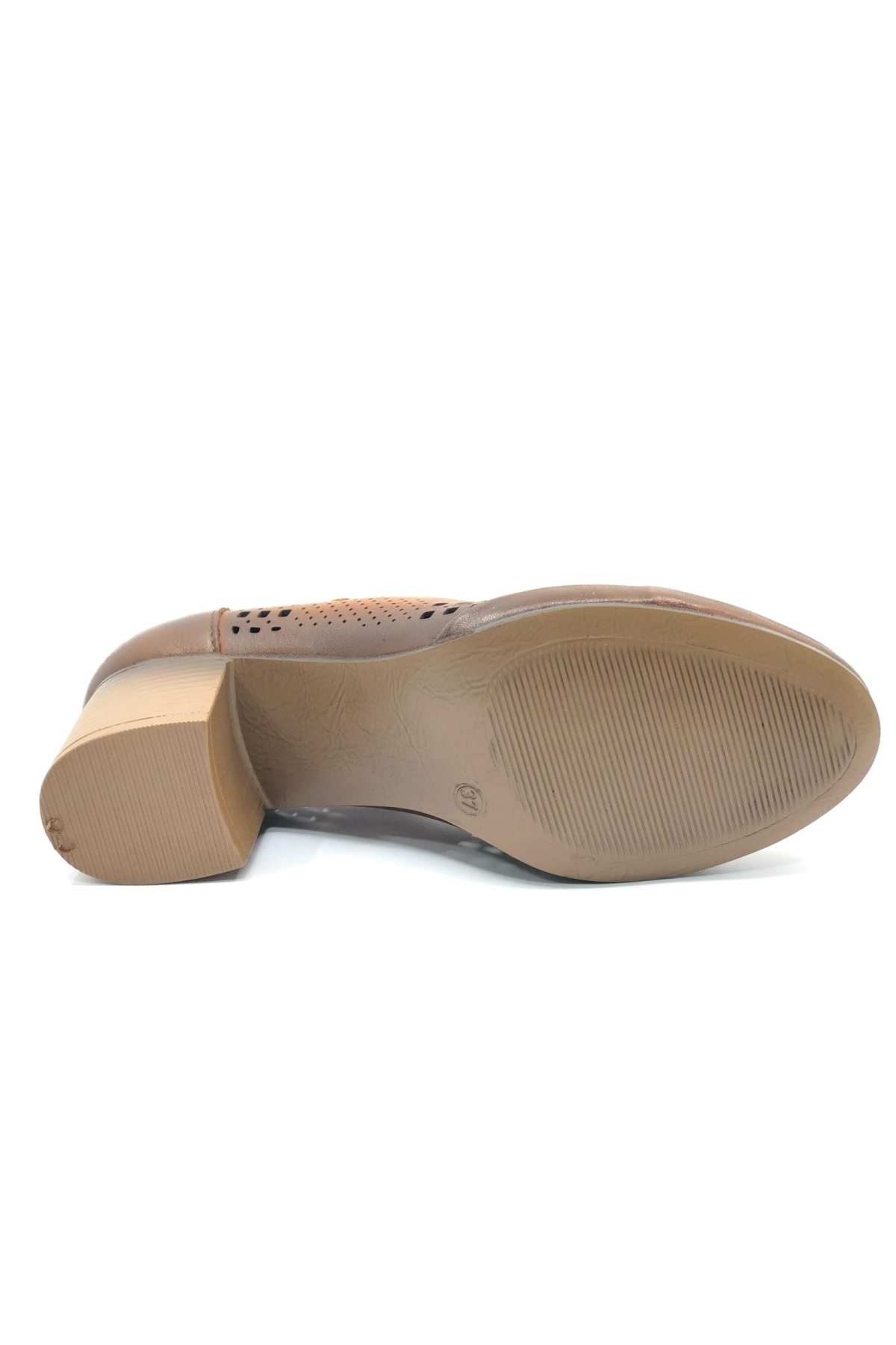 Cosmos Hakiki Deri Comfort Ortopedik Kadın Topuklu Ayakkabı - Görsel 9