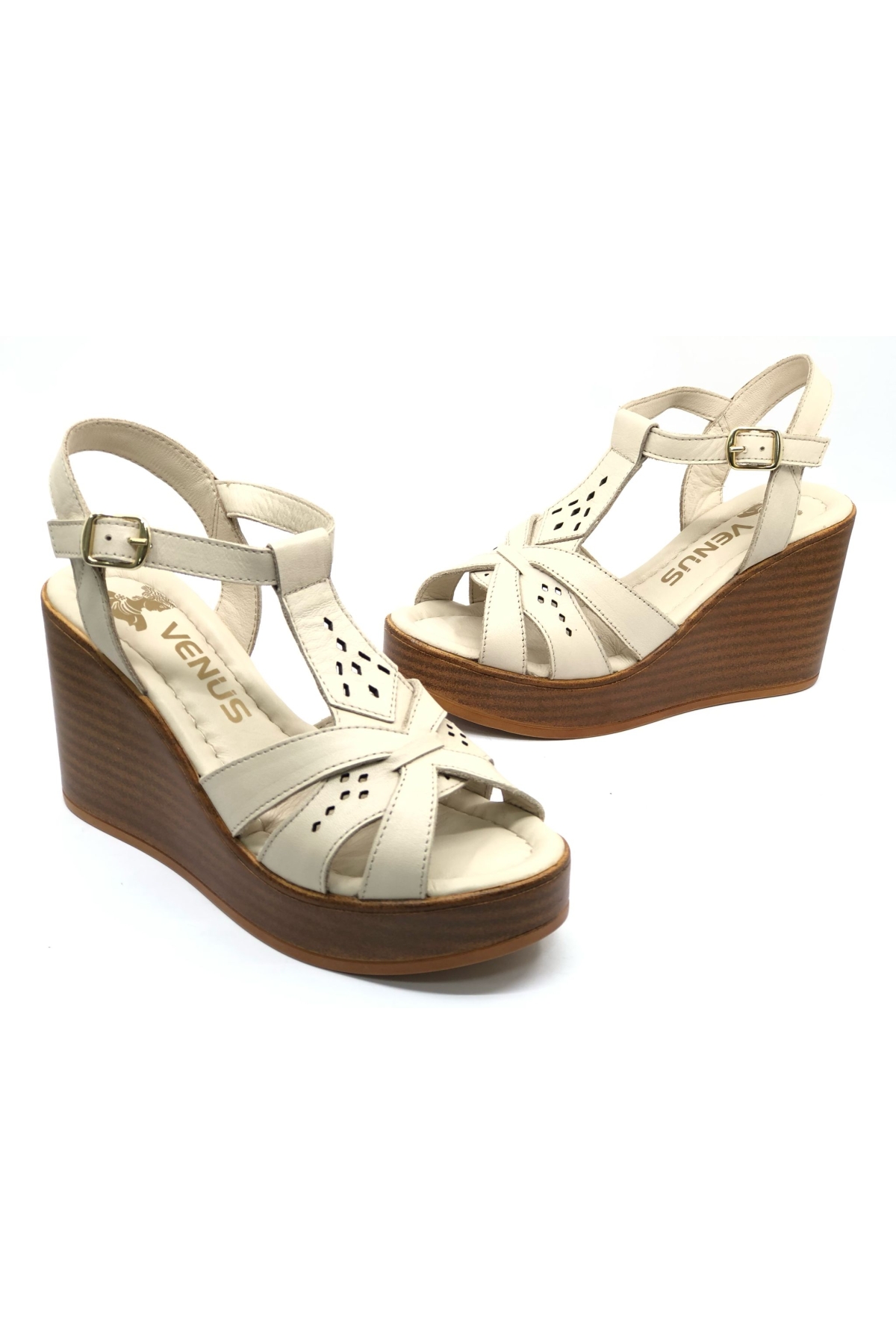 Upsa Hakiki Deri Comfort Ortopedik Kadın Sandalet - Görsel 2