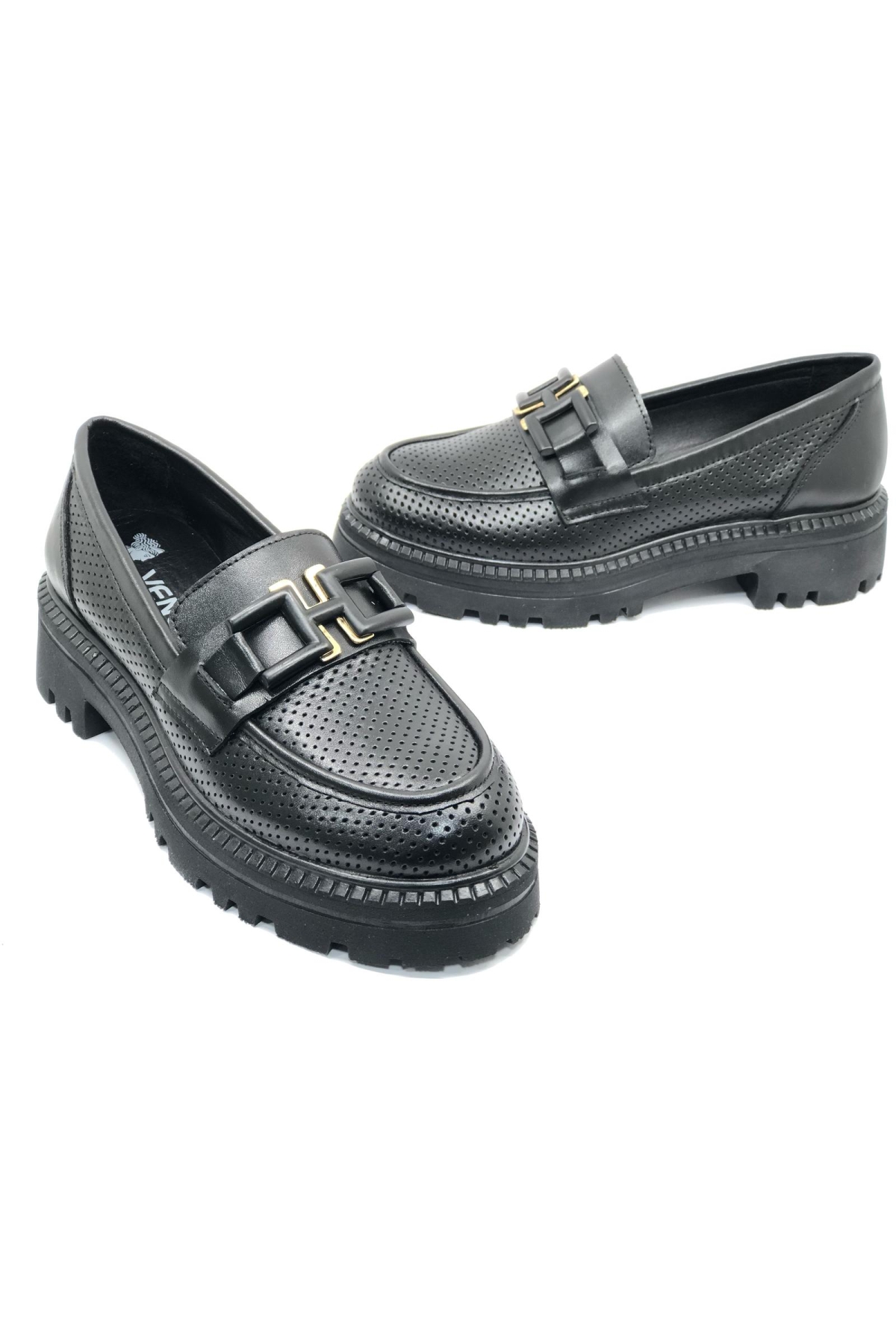 Rigel Hakiki Deri Ortopedik Oxford Kadın Deri Klasik Ayakkabı - Görsel 2