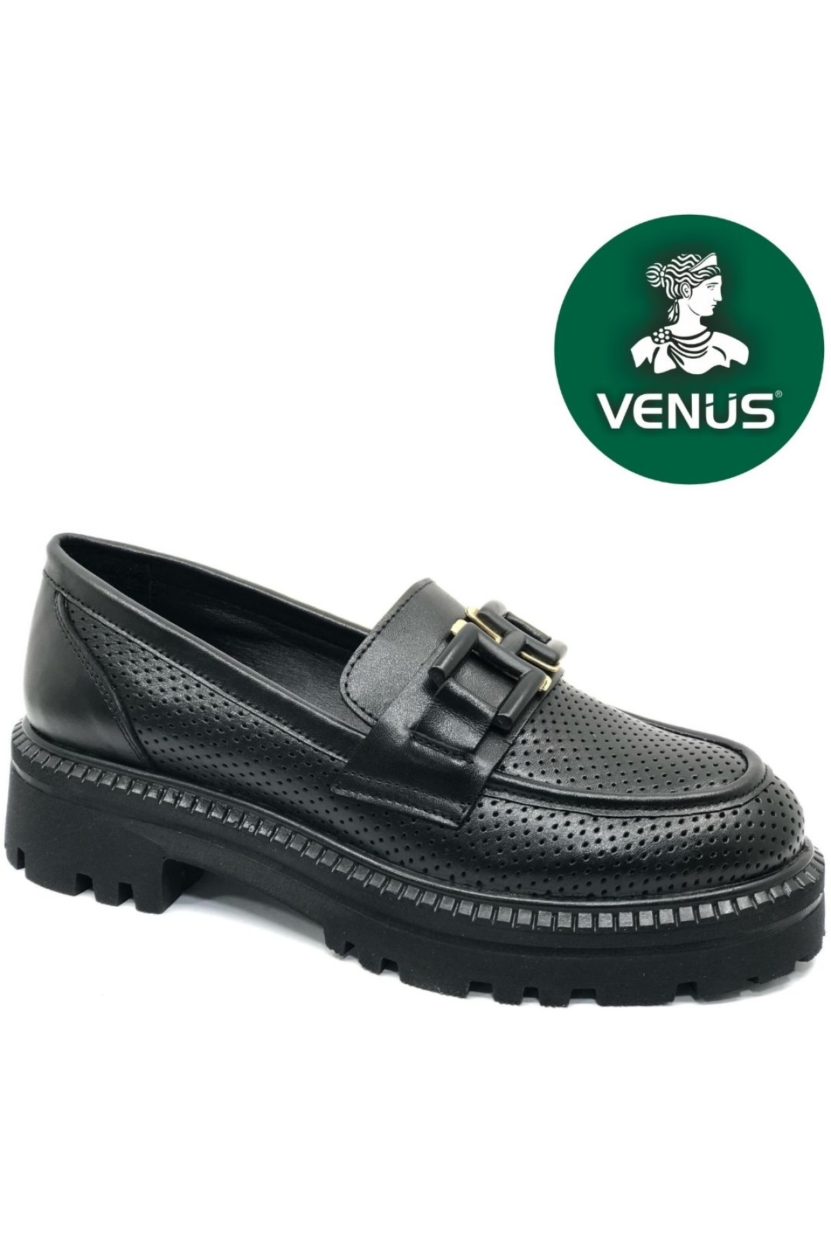 Rigel Hakiki Deri Ortopedik Oxford Kadın Deri Klasik Ayakkabı - Görsel 3