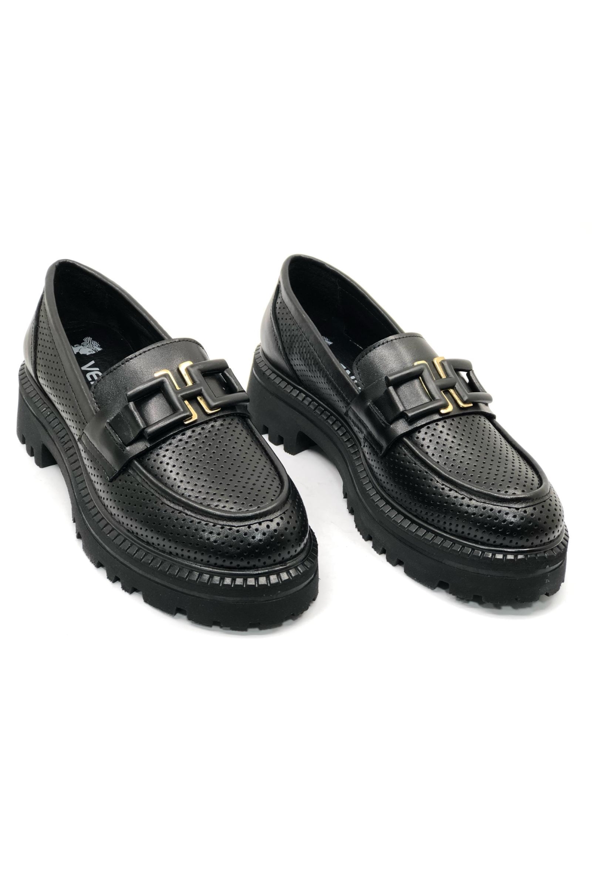 Rigel Hakiki Deri Ortopedik Oxford Kadın Deri Klasik Ayakkabı - Görsel 4