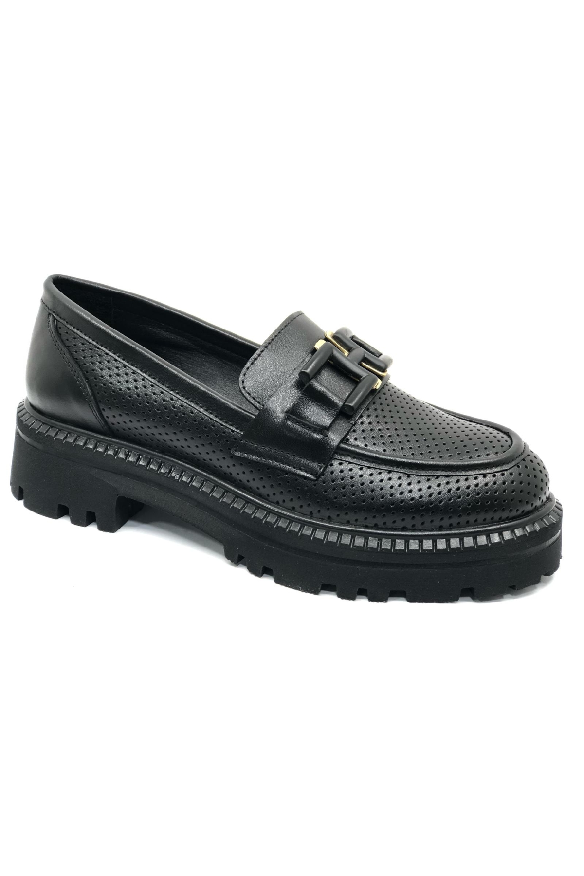 Rigel Hakiki Deri Ortopedik Oxford Kadın Deri Klasik Ayakkabı - Görsel 5