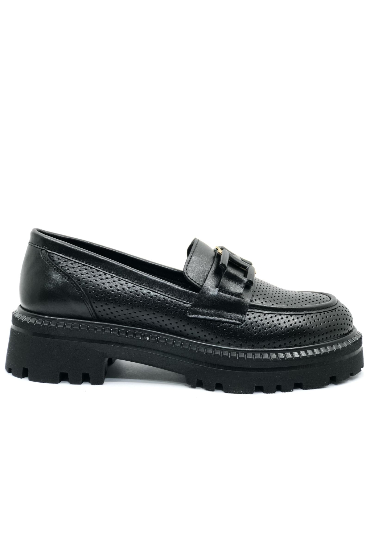 Rigel Hakiki Deri Ortopedik Oxford Kadın Deri Klasik Ayakkabı - Görsel 6