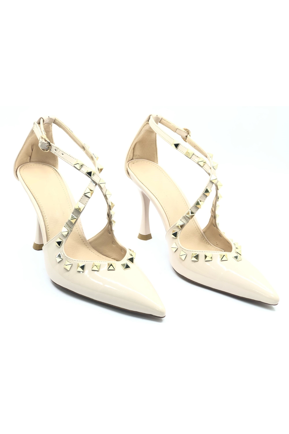 Zımba Detaylı Kadın Topuklu Ayakkabı - Görsel 4