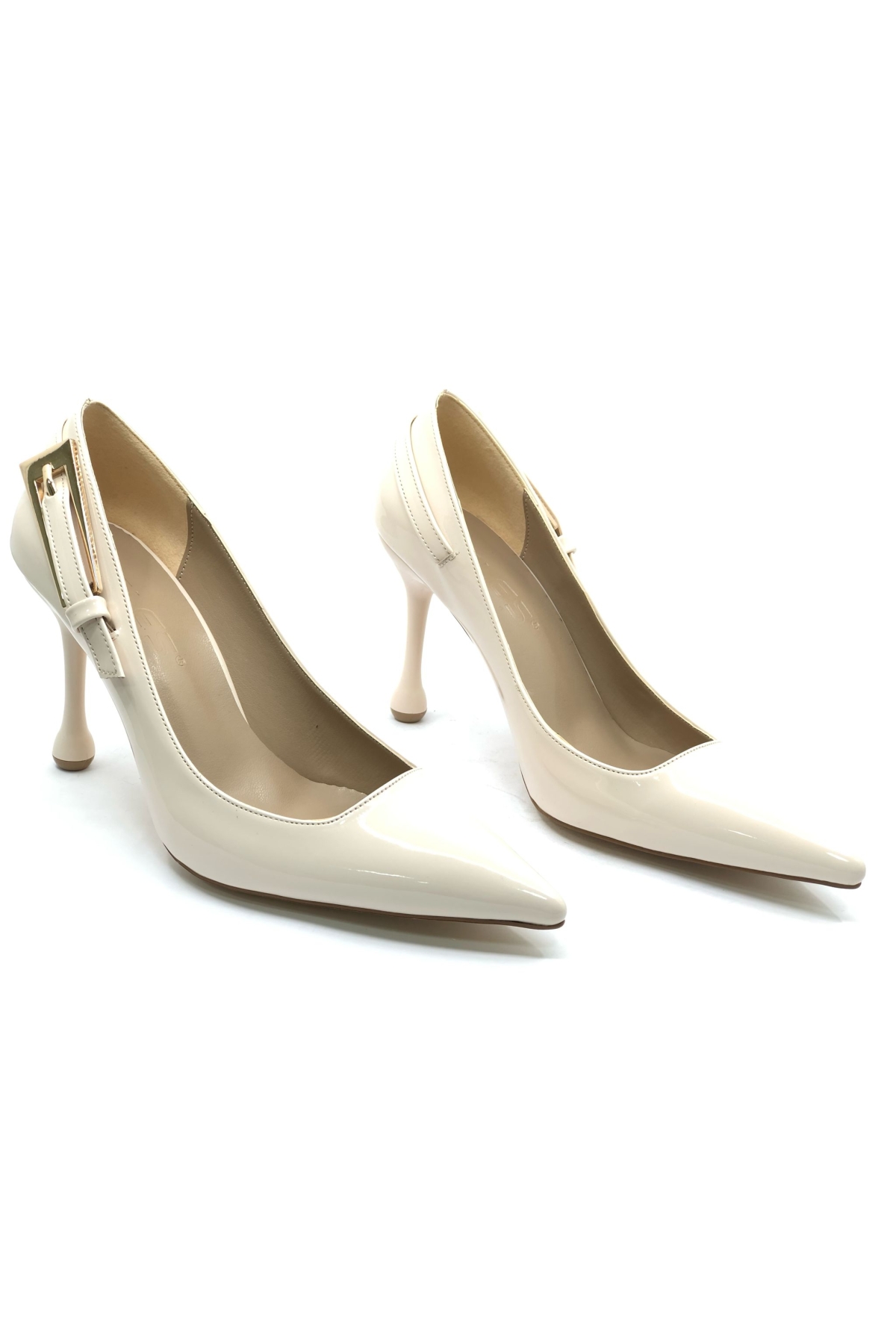 Kemer Detaylı Stiletto Kadın Topuklu Ayakkabı - Görsel 4