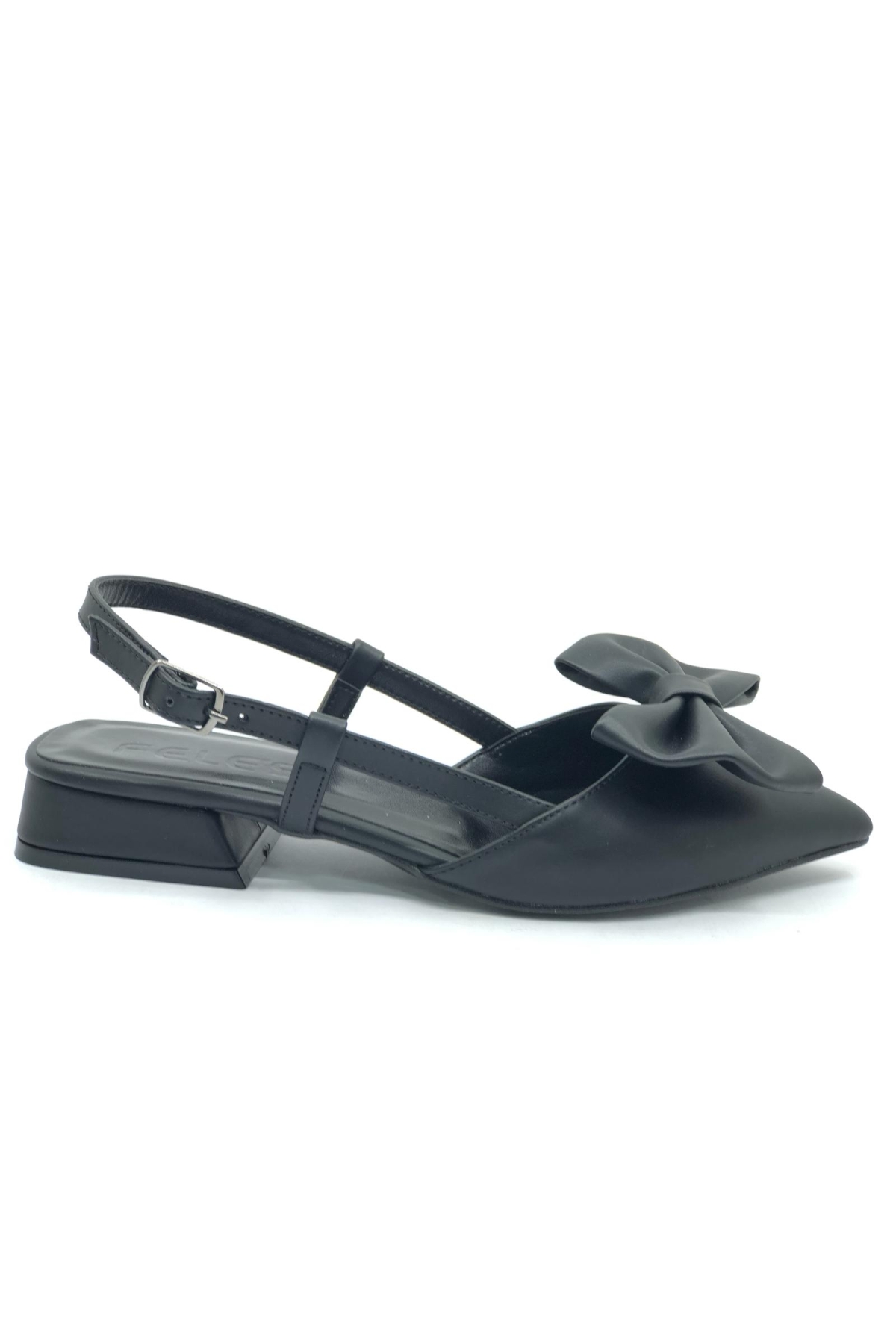 Kurdela Detaylı Arkası Açık Kadın Babet Ayakkabı - Görsel 4