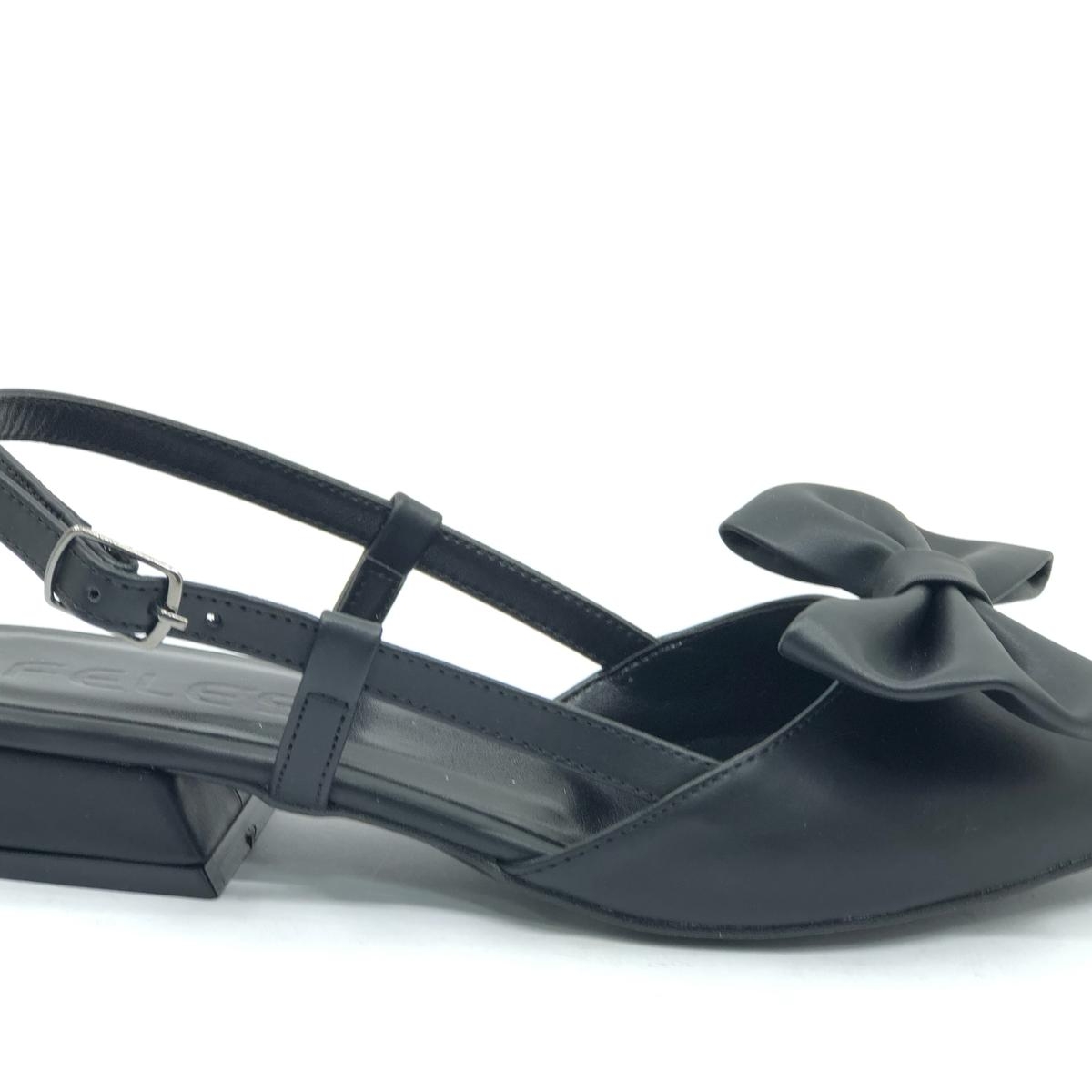 Kurdela Detaylı Arkası Açık Kadın Babet Ayakkabı - Görsel 5