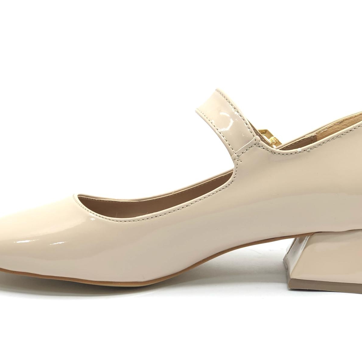 Pars Jane Küt Burunlu Kadın Kısa Topuklu Kadın Babet Ayakkabı - Görsel 6