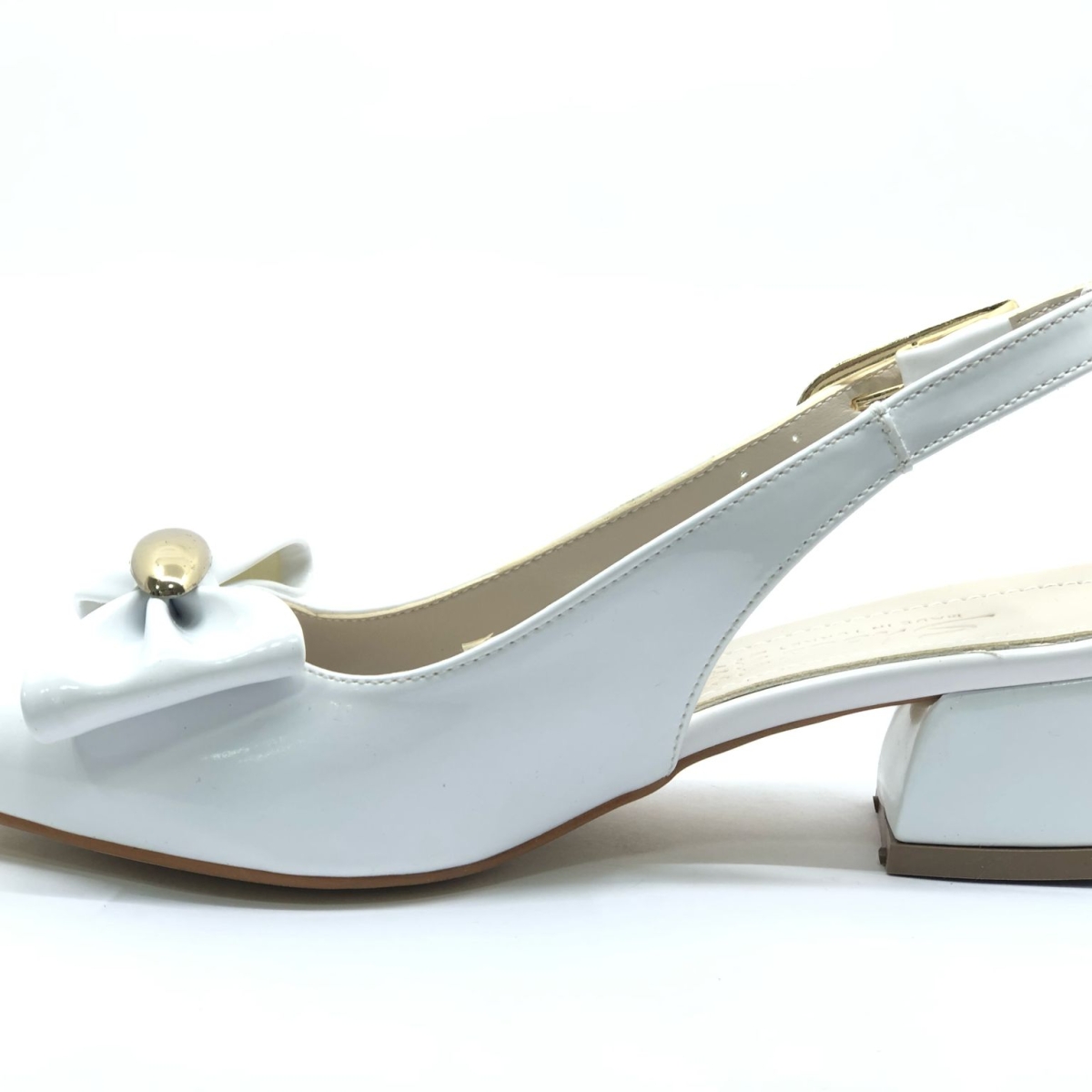 Arkası Açık Fiyonk Detaylı Klasik Kadın Topuklu Ayakkabı - Görsel 3