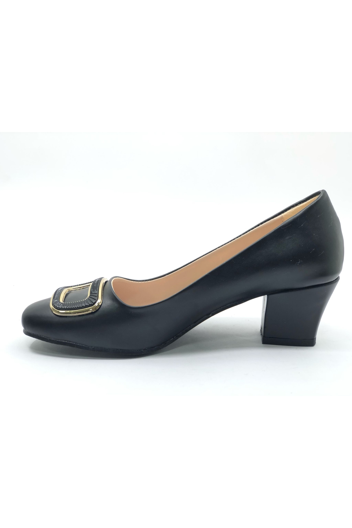 Toka Detaylı Topuklu Kadın Klasik Ayakkabı - Görsel 6