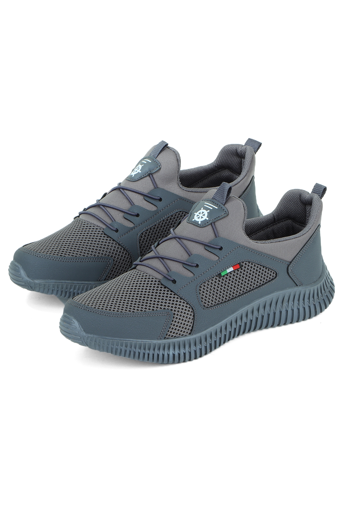 Aqua Rahat Taban Bağcıksız Erkek Sneaker Spor Ayakkabı - Görsel 6