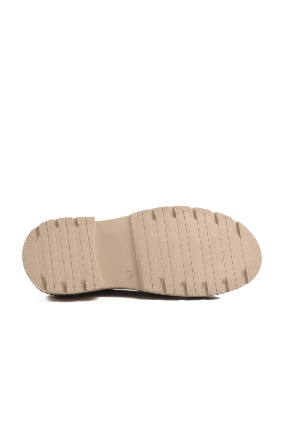 572381 Bej Cilt Kadın Günlük Ayakkabı - Görsel 6