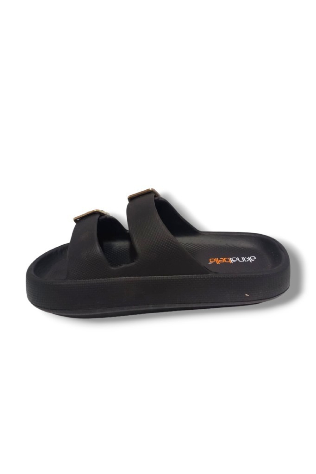 Akınal E282.Z.0003-25 Eva Çift Bant Anatomik Terlik Siyah Altın 36-40 - Görsel 4