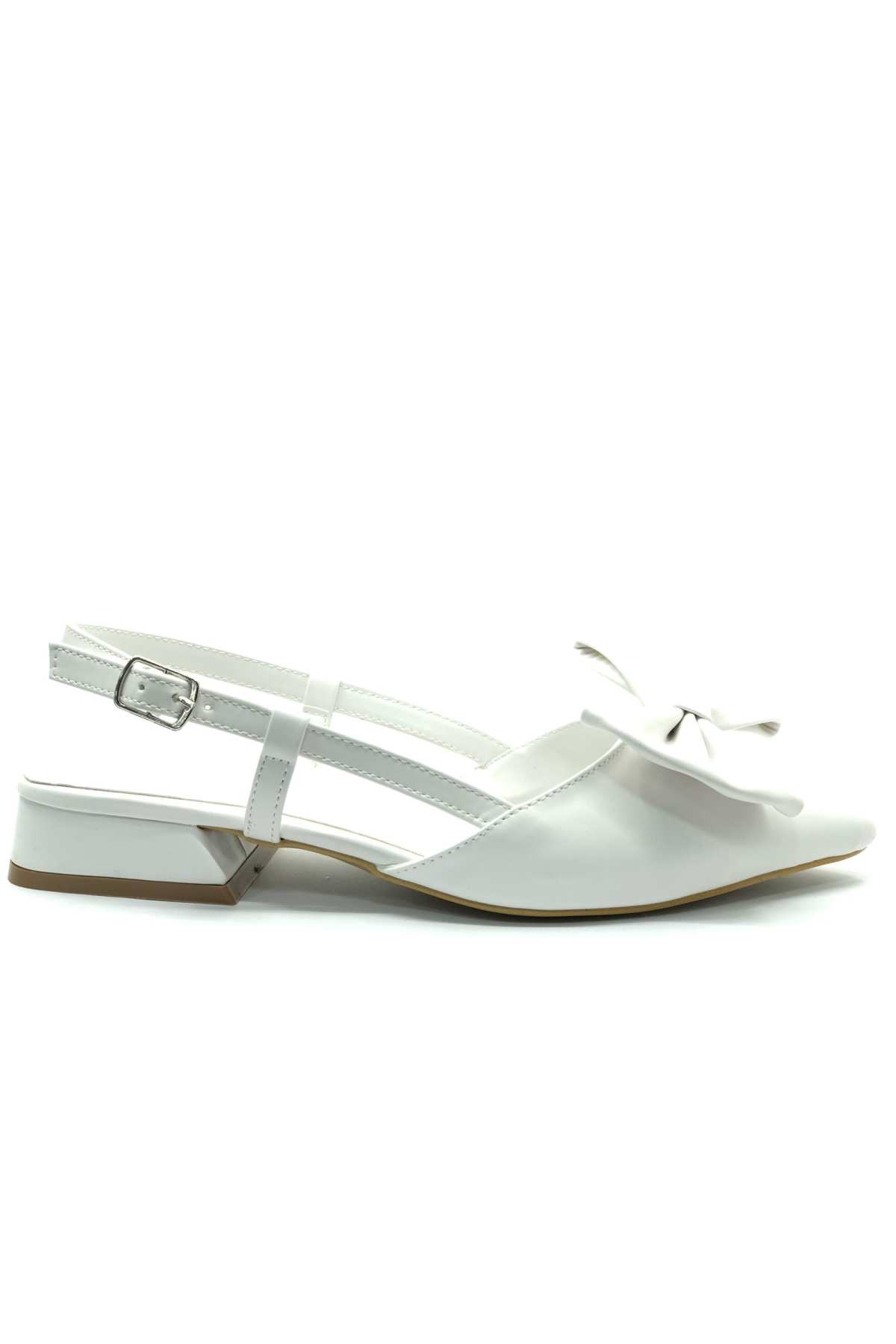 Kurdela Detaylı Arkası Açık Kadın Babet Ayakkabı - Görsel 2