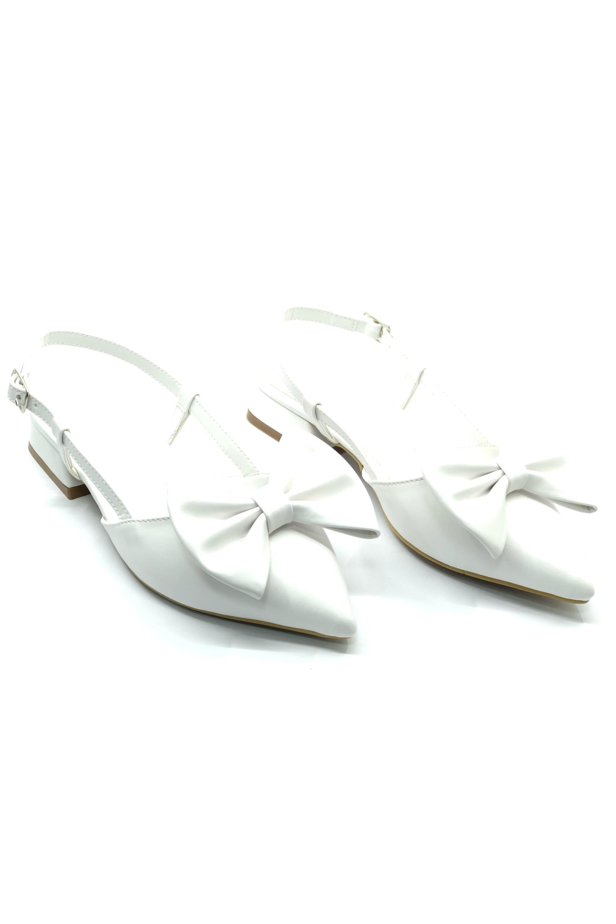 Kurdela Detaylı Arkası Açık Kadın Babet Ayakkabı - Görsel 3