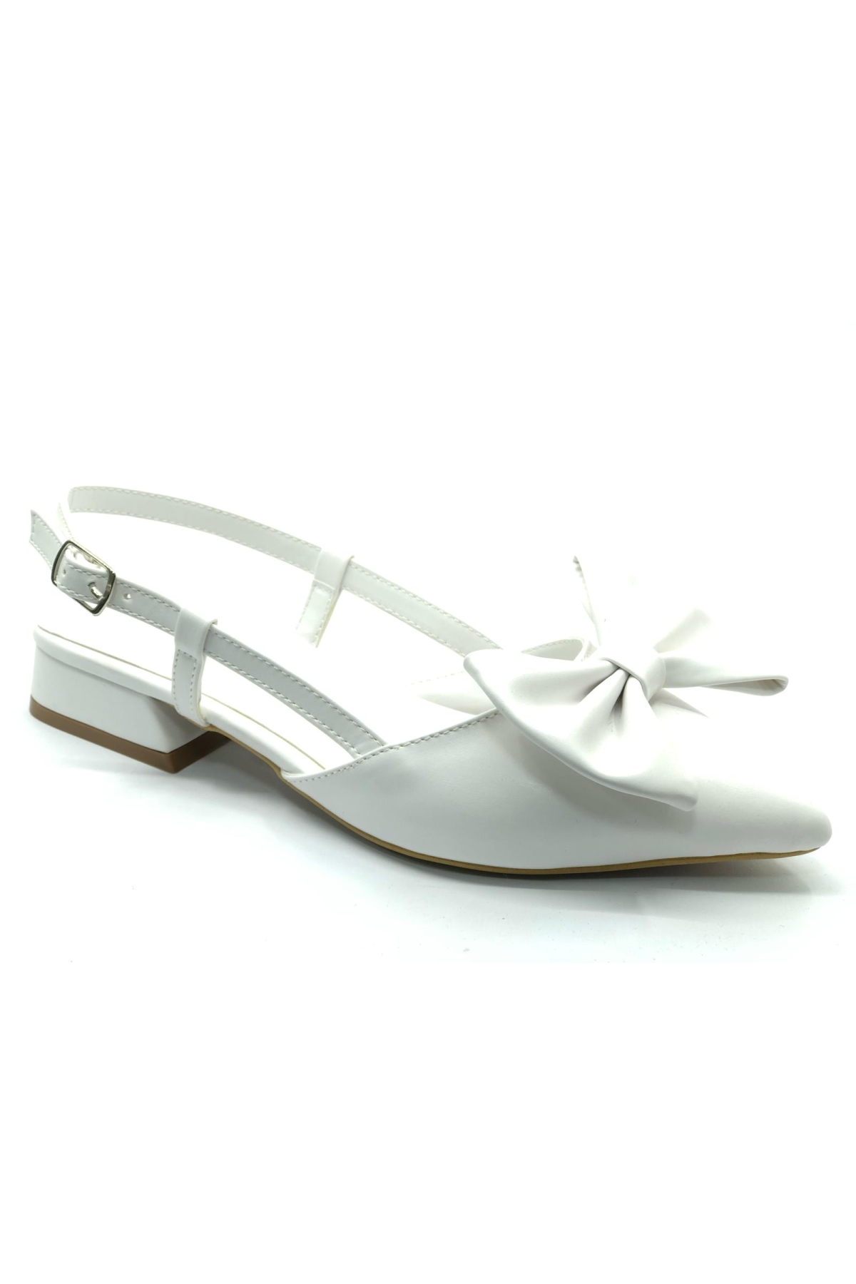 Kurdela Detaylı Arkası Açık Kadın Babet Ayakkabı - Görsel 4