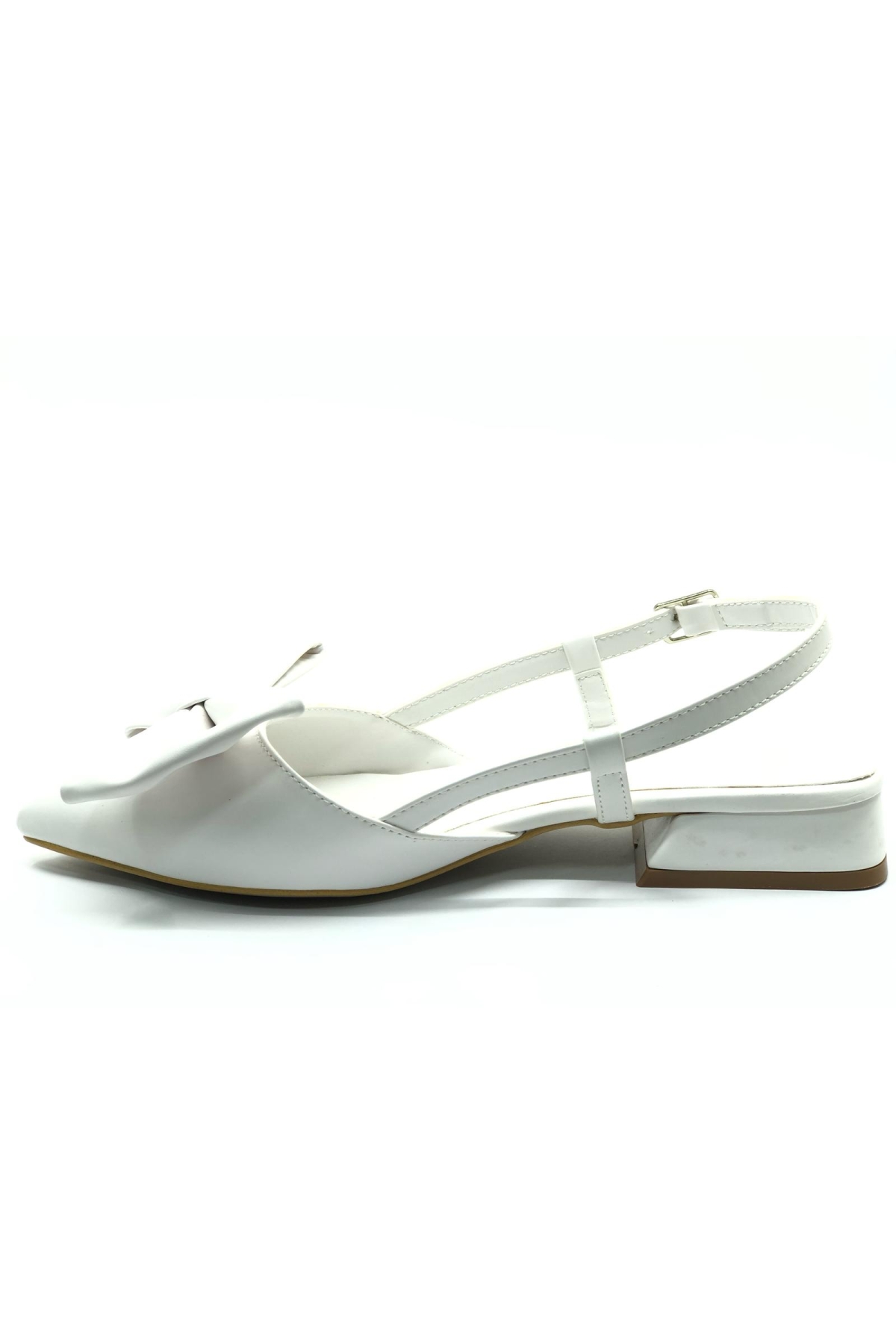 Kurdela Detaylı Arkası Açık Kadın Babet Ayakkabı - Görsel 6