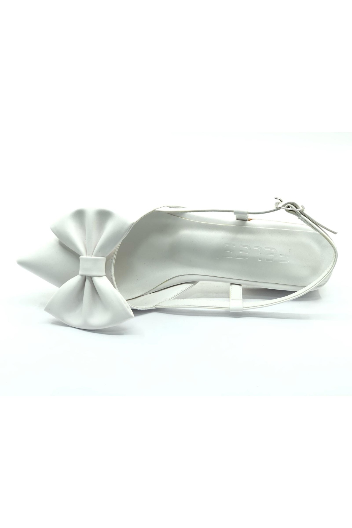 Kurdela Detaylı Arkası Açık Kadın Babet Ayakkabı - Görsel 7