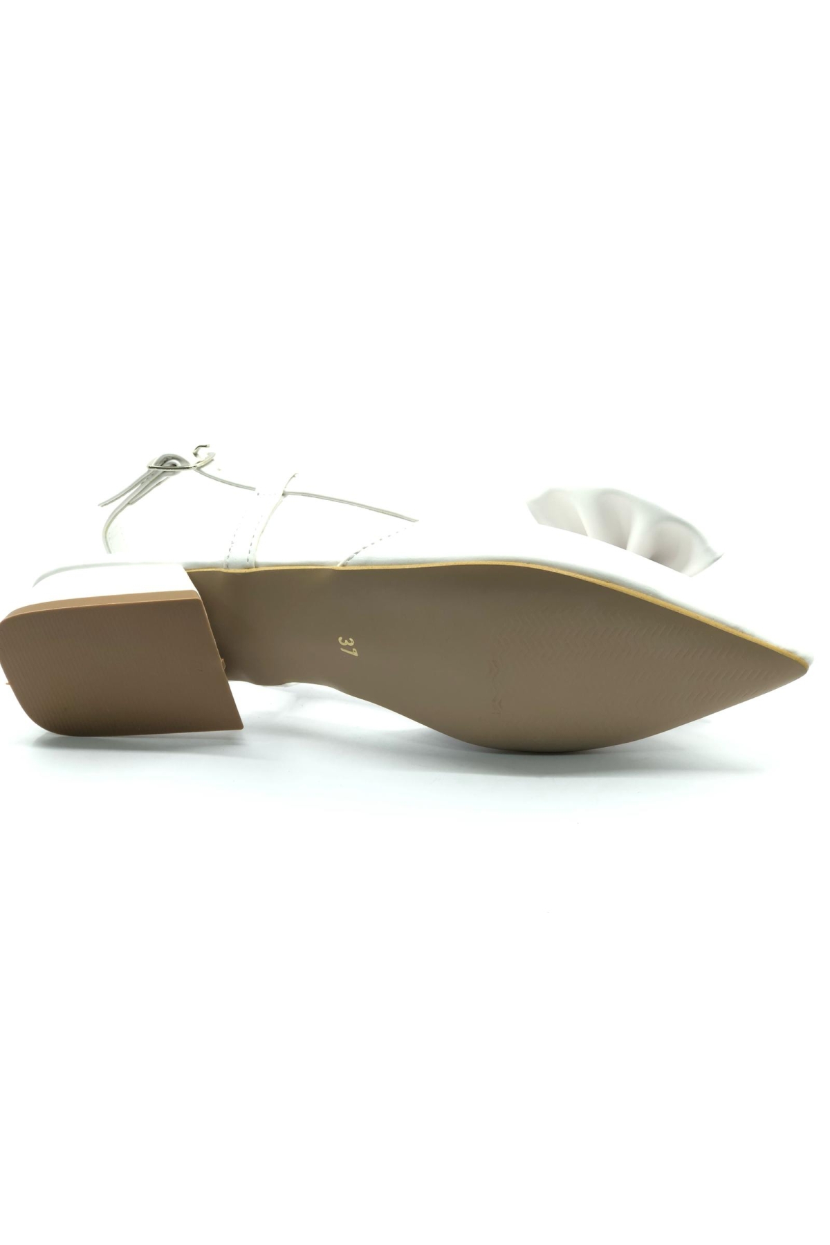 Kurdela Detaylı Arkası Açık Kadın Babet Ayakkabı - Görsel 8