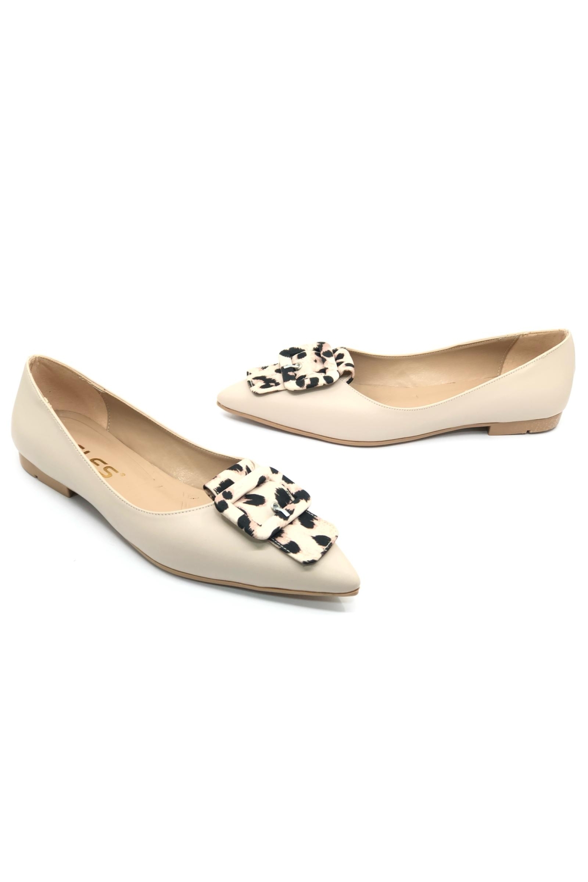 Leopar Toka Detaylı Kadın Babet Ayakkabı - Görsel 3