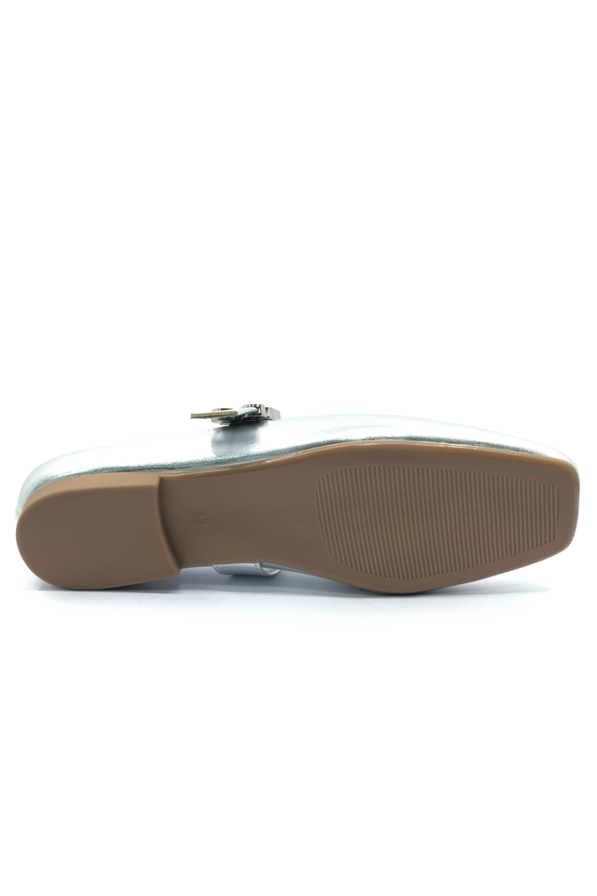 Kemer Detaylı Küt Burun Kadın Babet Ayakkabı - Görsel 8