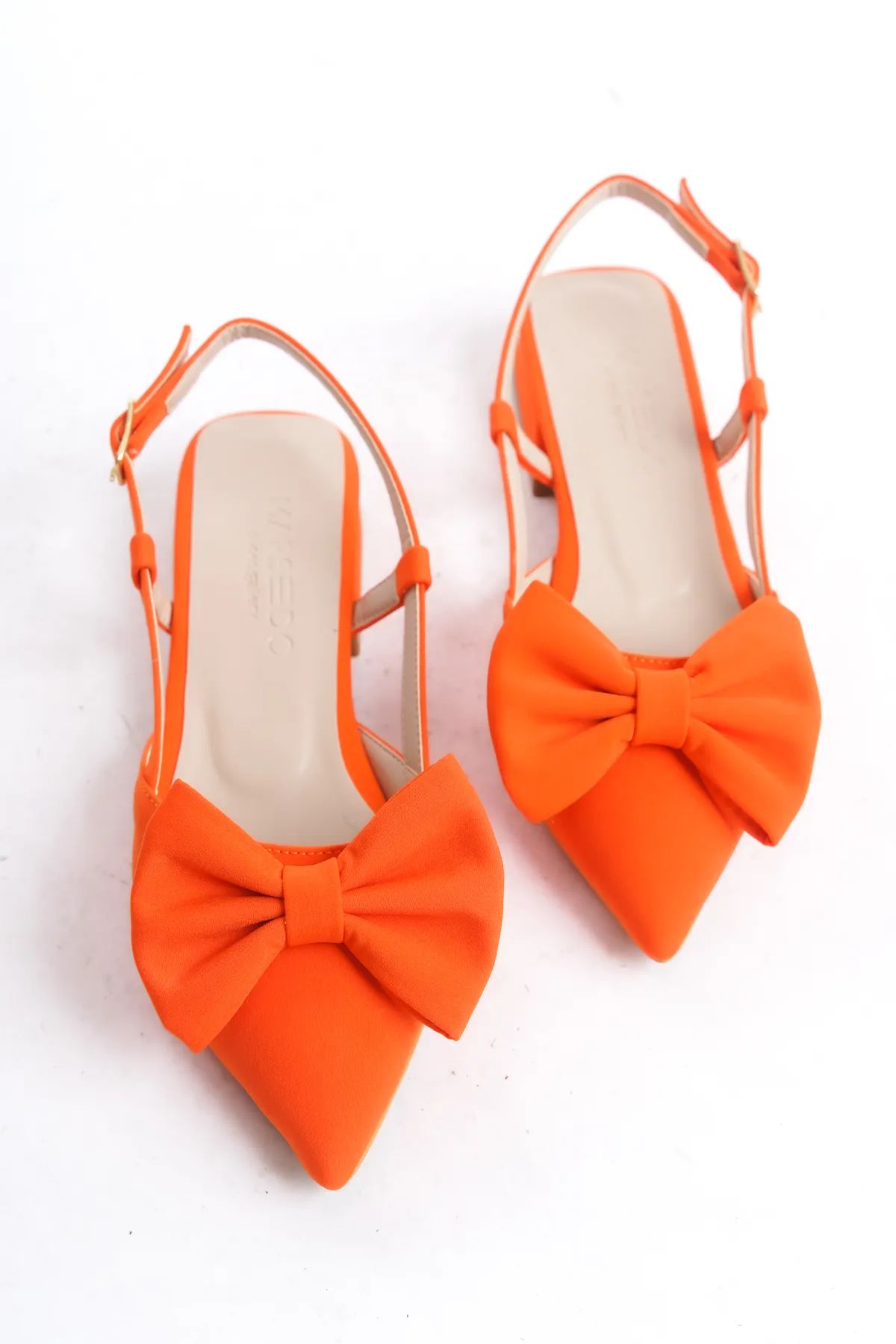 Kurdela Detaylı Arkası Açık Kadın Babet Ayakkabı - Görsel 4