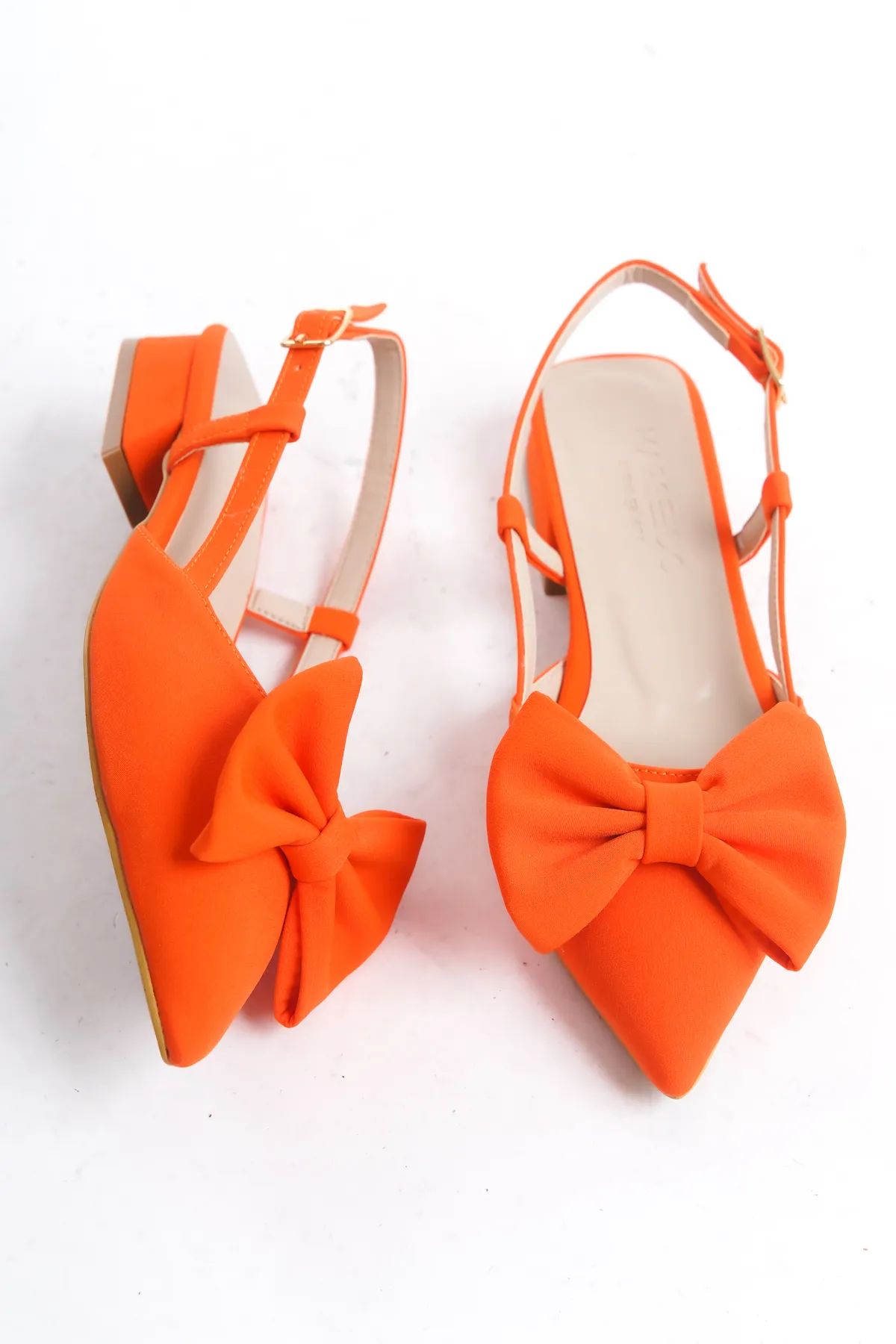 Kurdela Detaylı Arkası Açık Kadın Babet Ayakkabı - Görsel 5